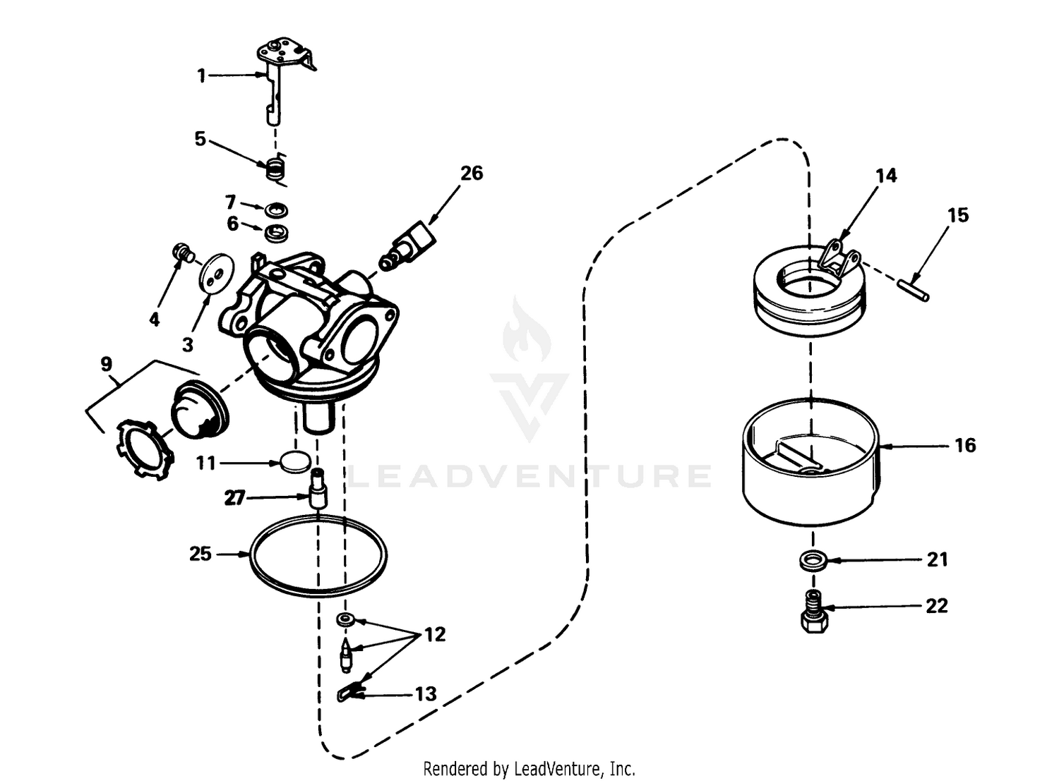 Carburetor No. 632050a
