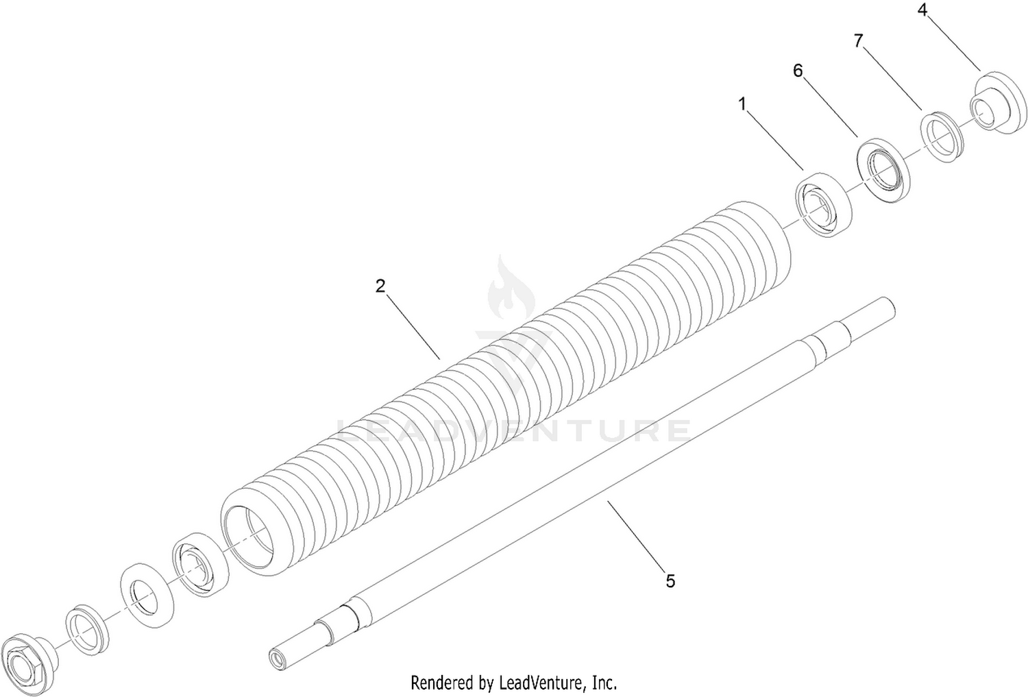 Narrow Roller Assembly No. 120-9607