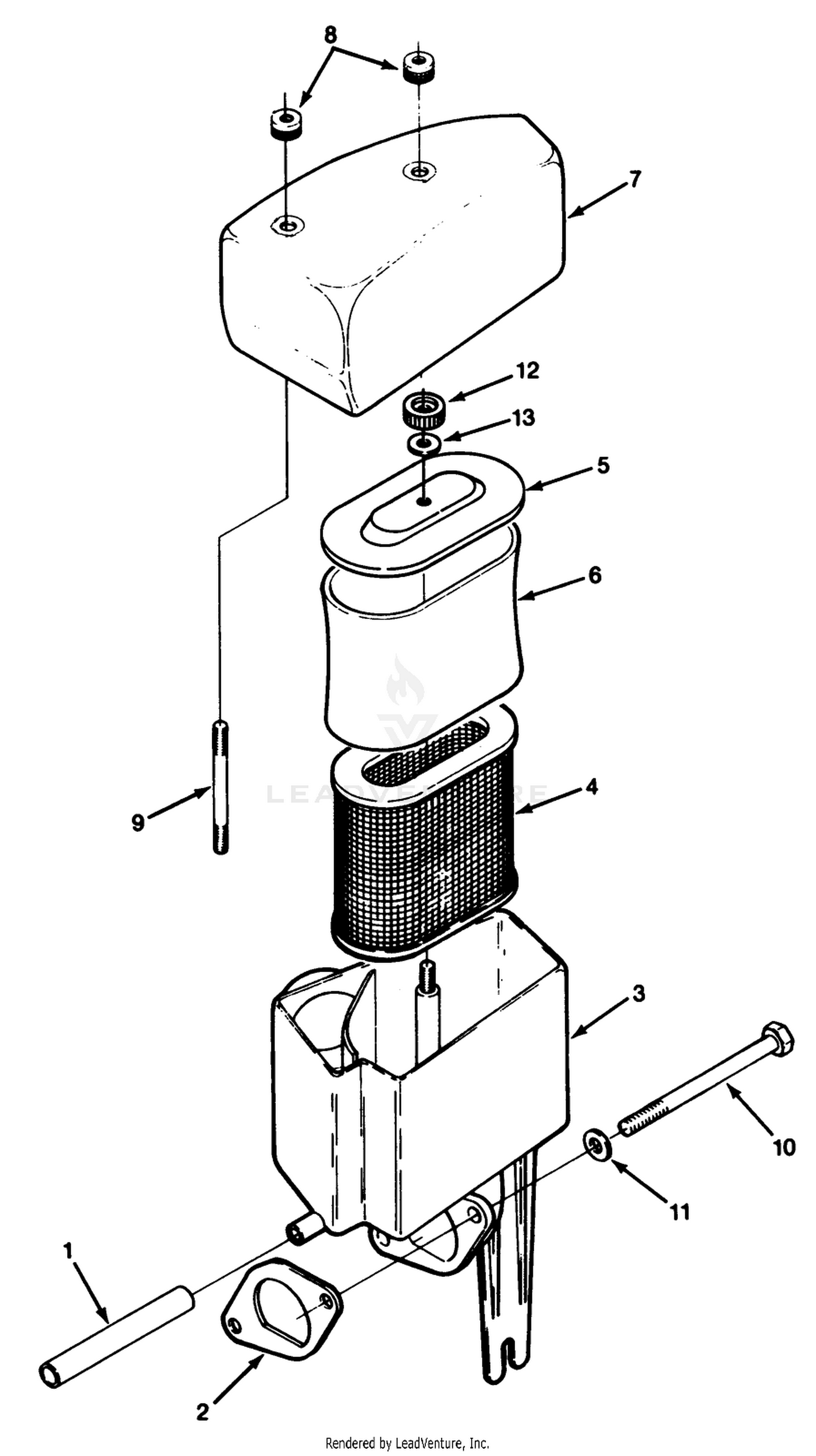 14hp Engine Air Cleaner Assembly