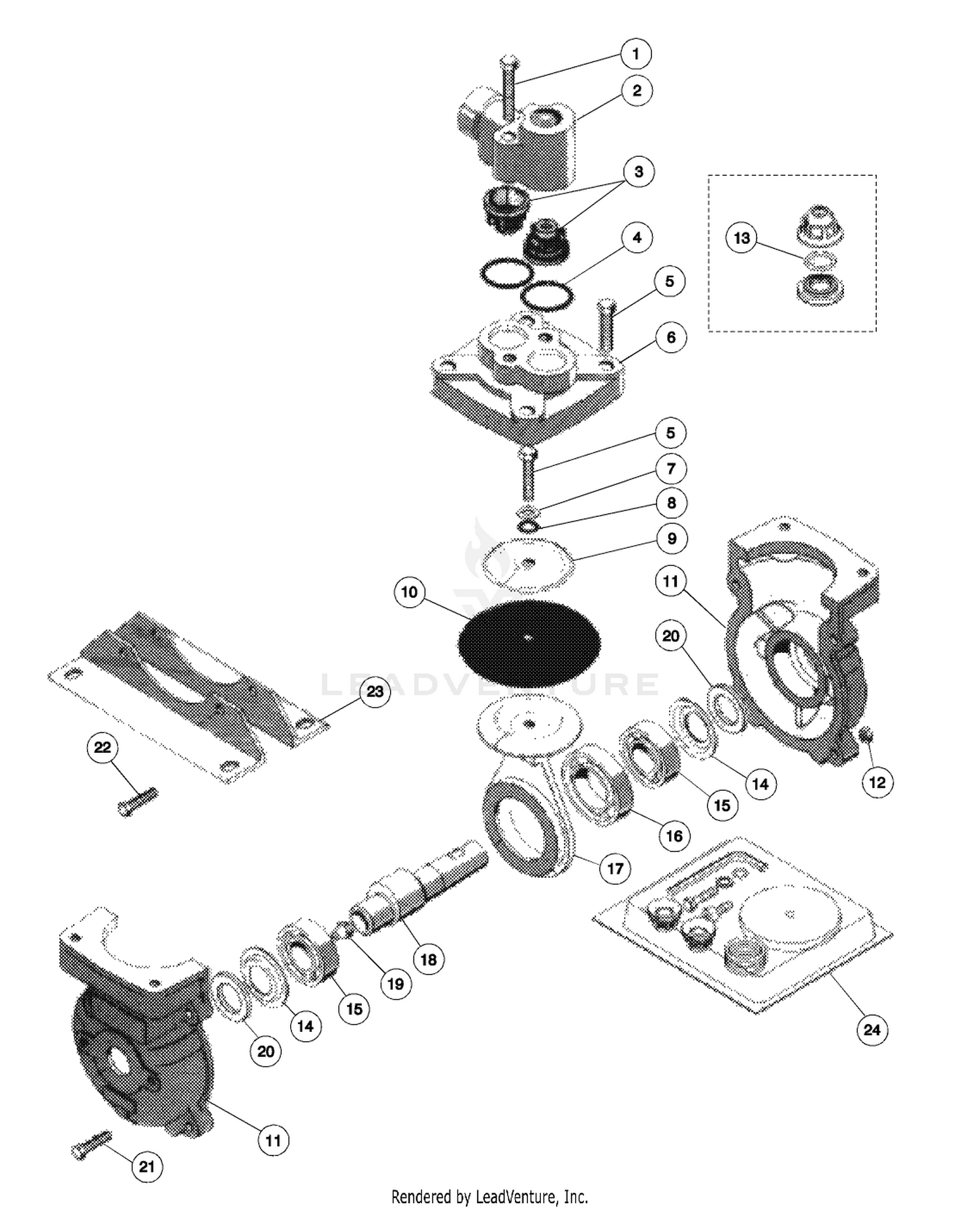 PUMP ASSEMBLY (100-6636)