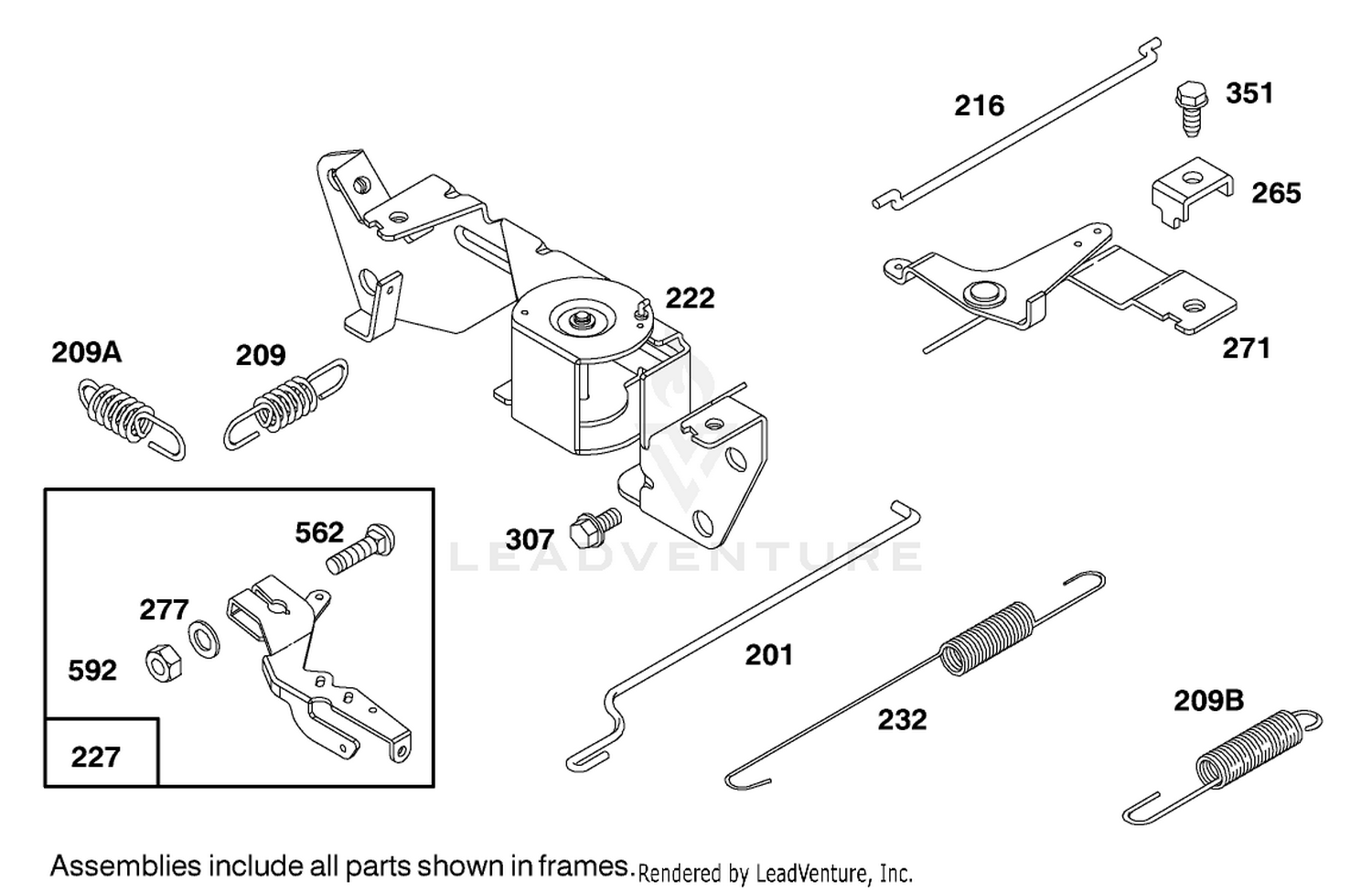 ENGINE BRIGGS  STRATTON MODEL 303447-0480-01 7