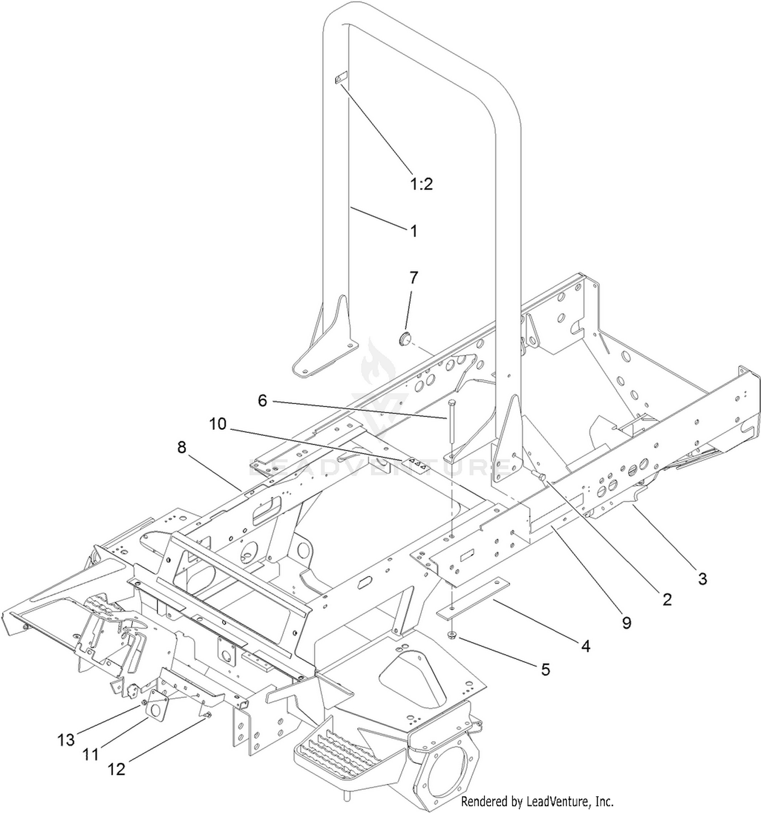 Roll-Over Protection System and Front Frame Assembly
