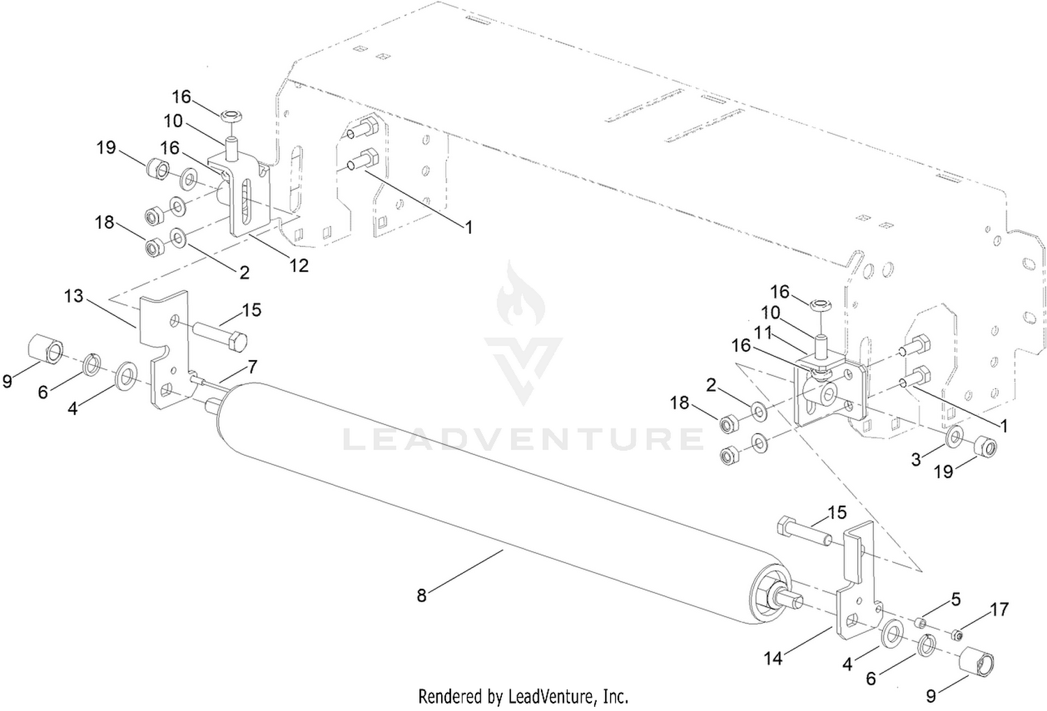 Smooth Roller Cutting Unit Assembly