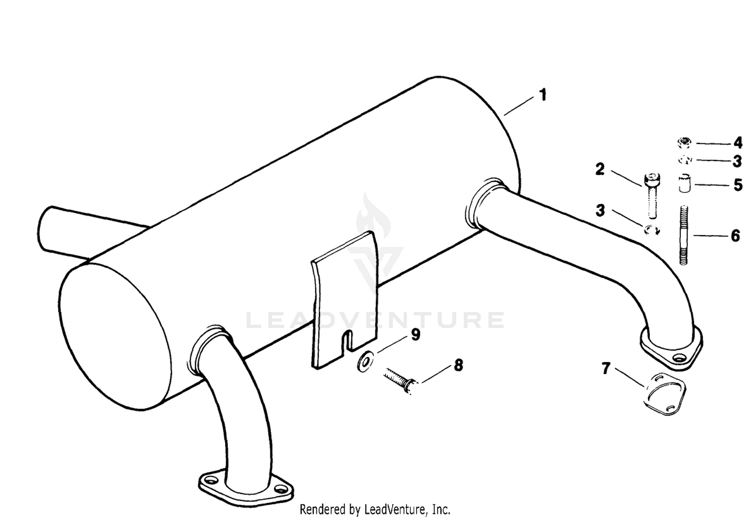 Exhaust-Engine Kohler Model No. M18qs-24657 (continued)