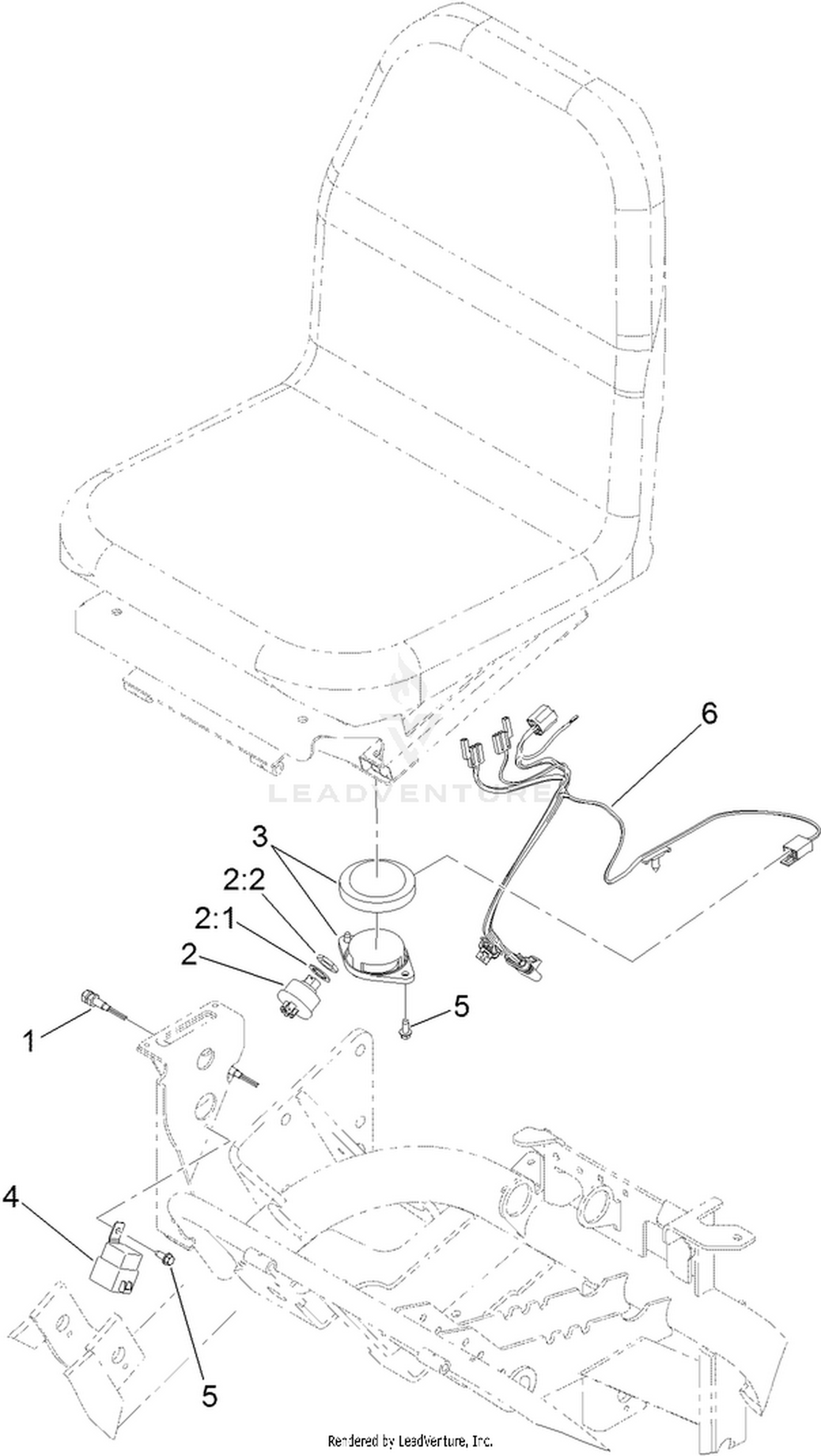 Ignition and Seat Switch Assembly