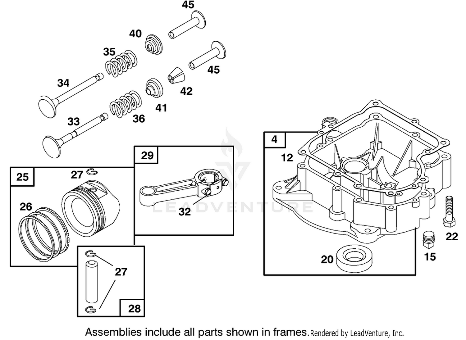 Engine Briggs  Stratton Model 28m707-1122-E1 3