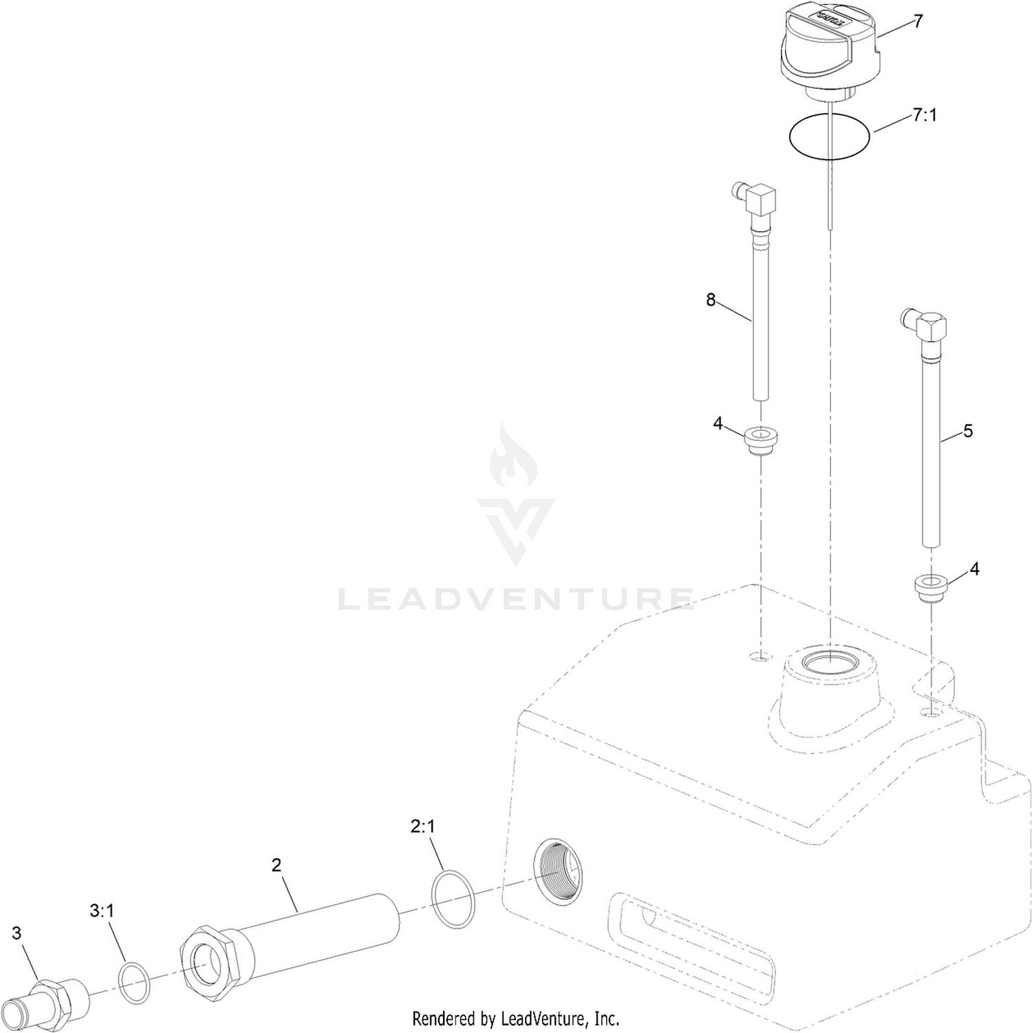 Hydraulic Tank Assembly N0. 145-1053