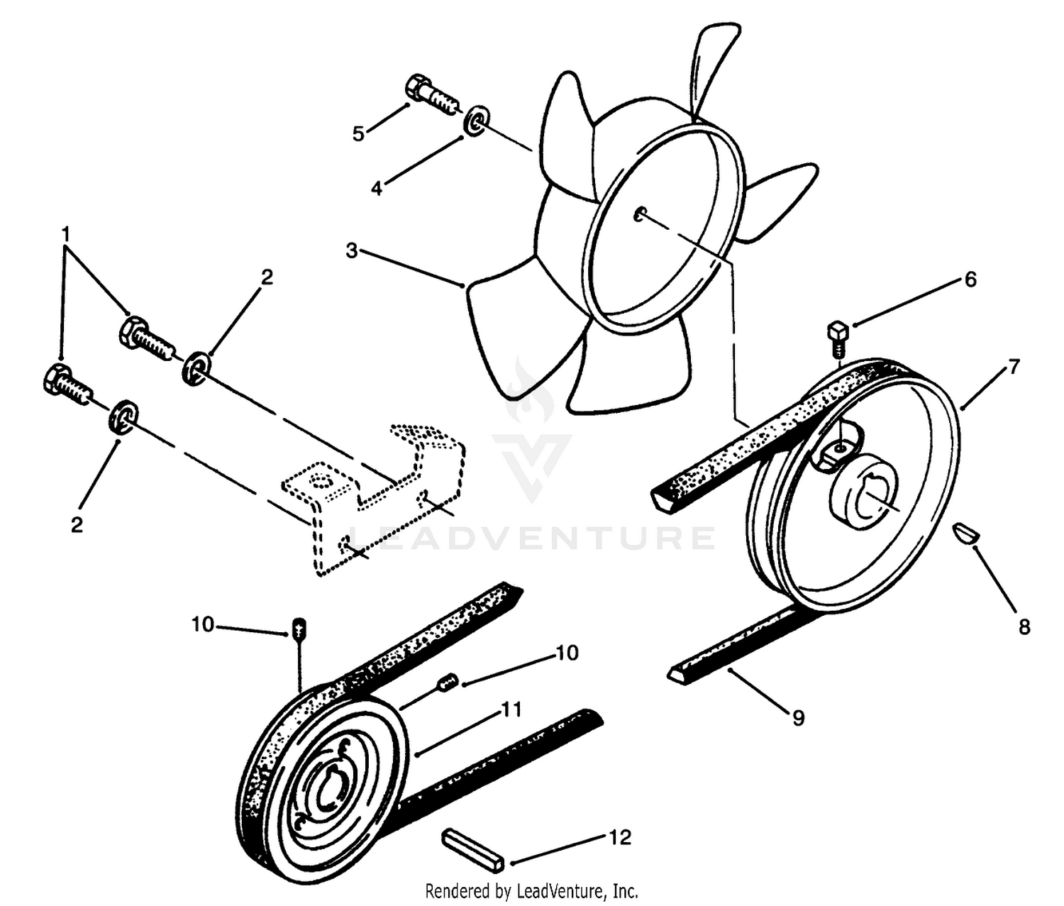 Drive Belt And Pulleys