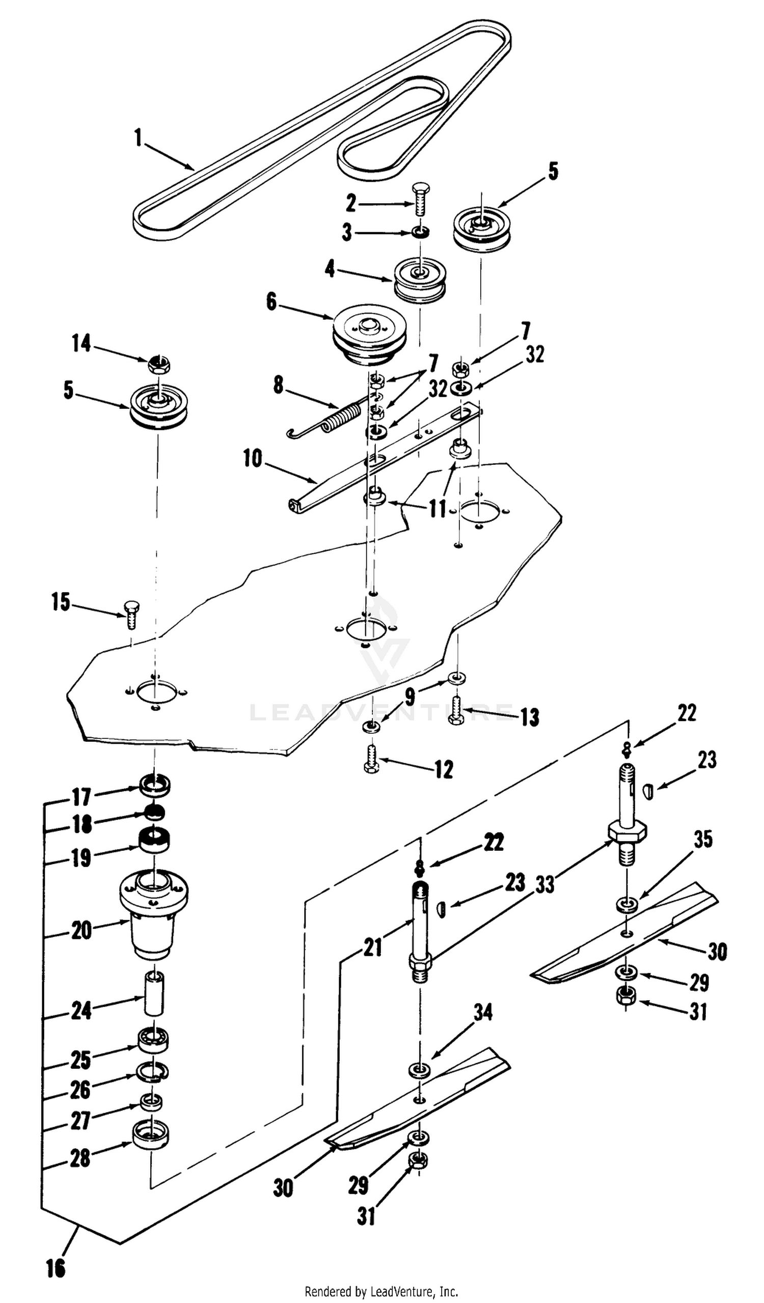 Rear Discharge Mower-42 In. (107 Cm) Vehicle Identification Number 05-42mr01 2