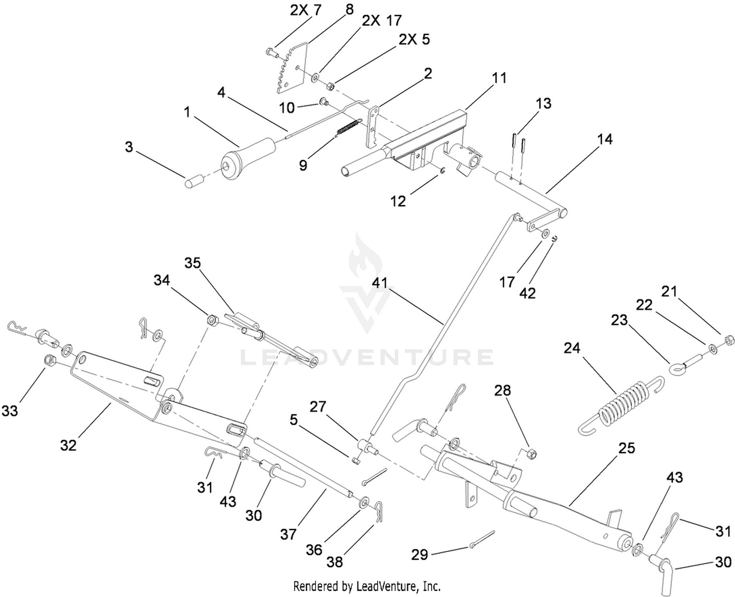 Mower Lift Assembly