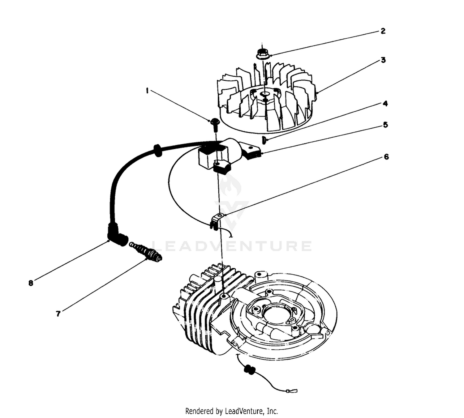 Flywheel  Magneto Assembly