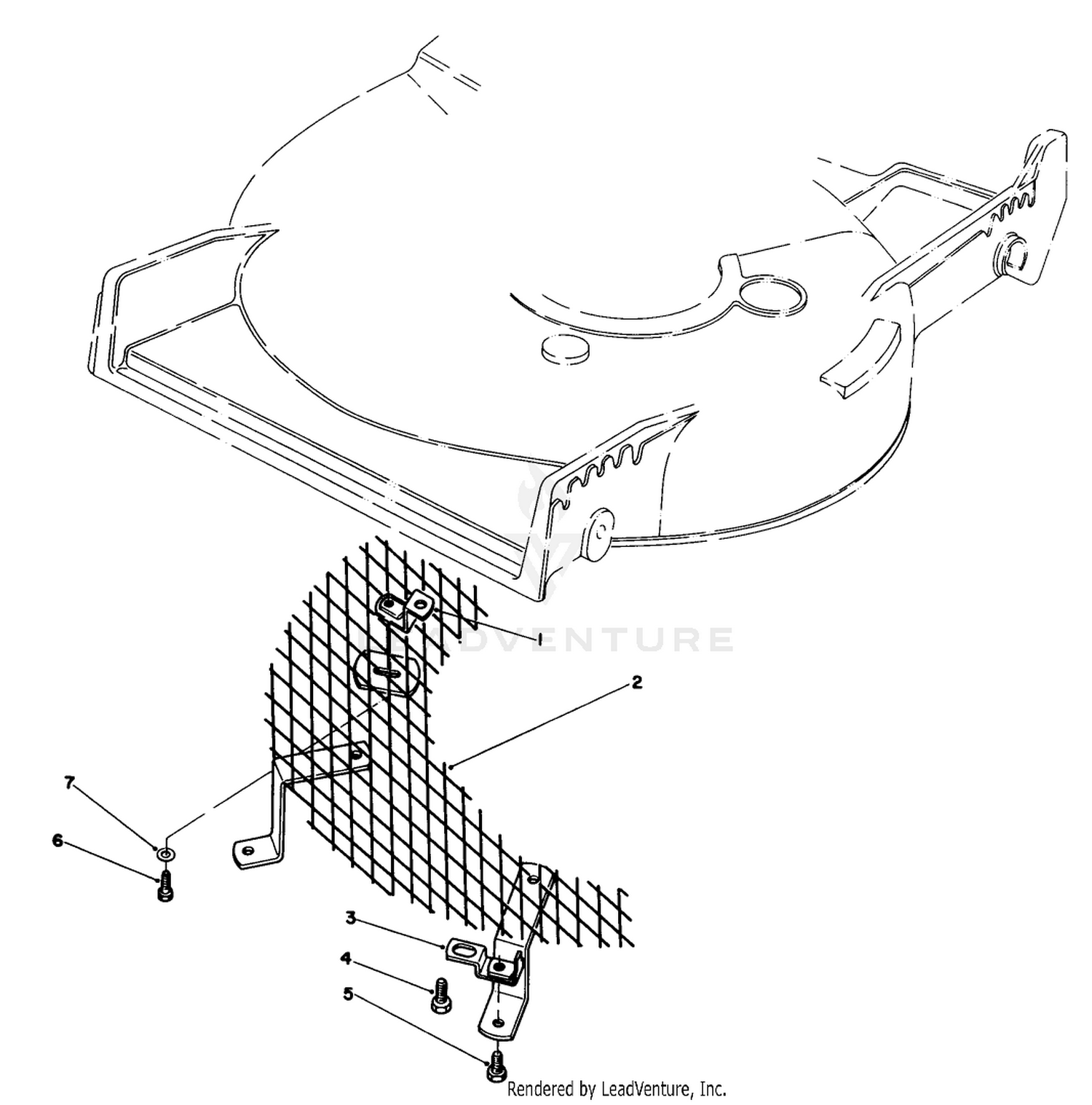 Leaf Shredder Kit Model No. 59157 (optional)