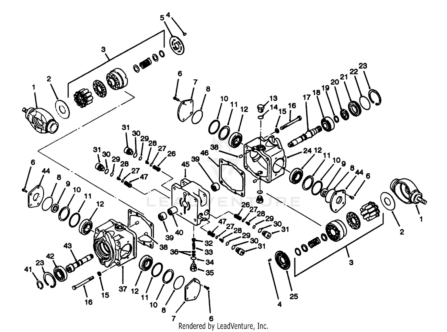 Tandem Pump Assembly No. 82-5100