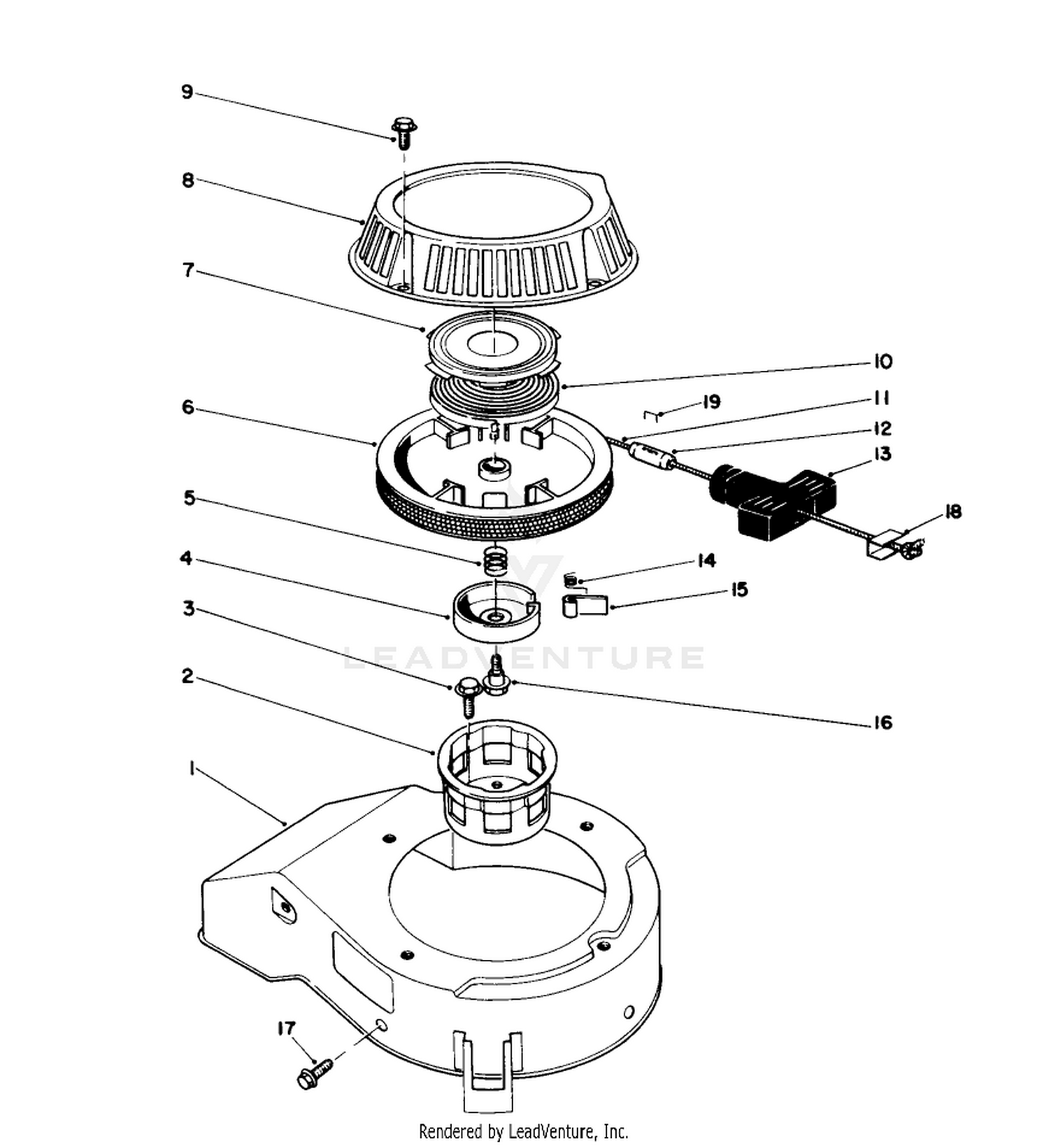 Recoil Assembly (model No. 47pj8)