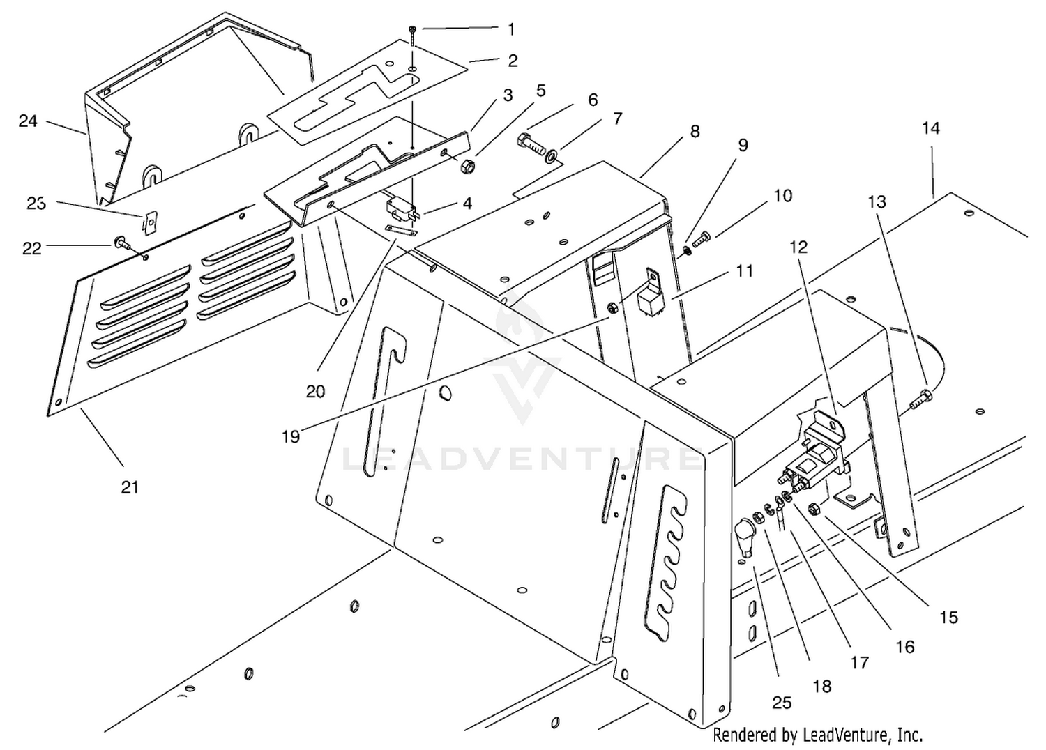 Seat Body  Side Panel Assembly