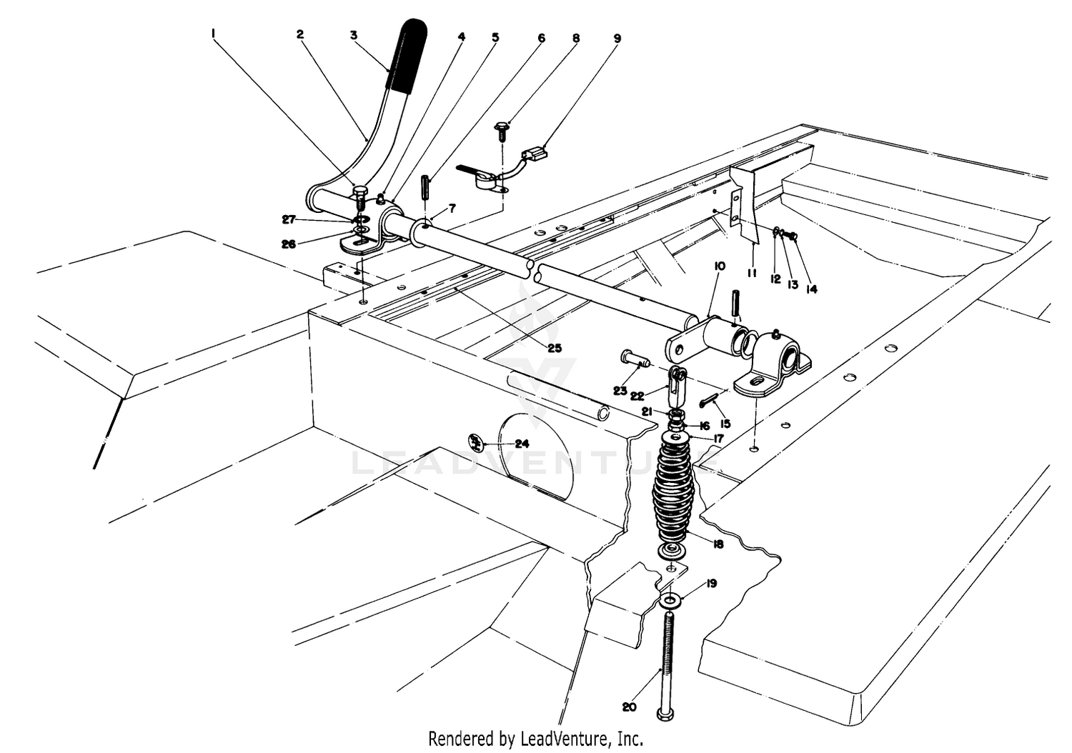 Power Take Off Lever Assembly