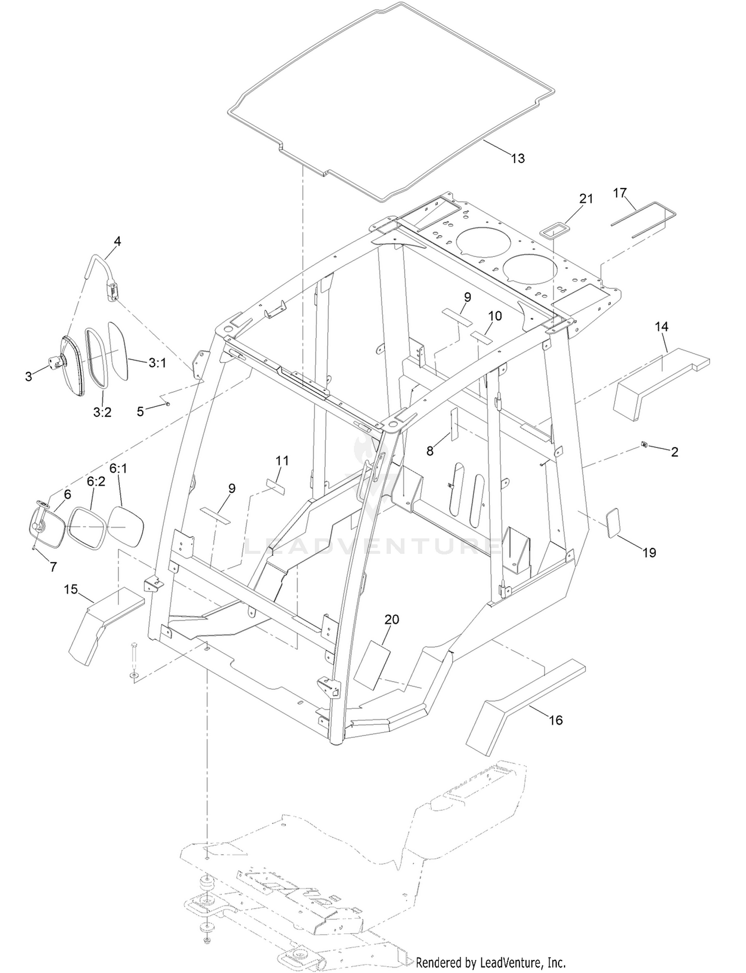 Frame Mount and Seal Assembly