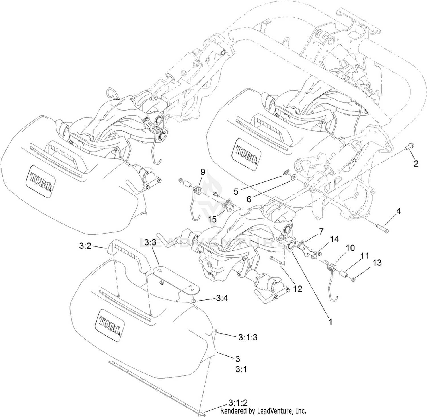 Suspension and Basket Assembly