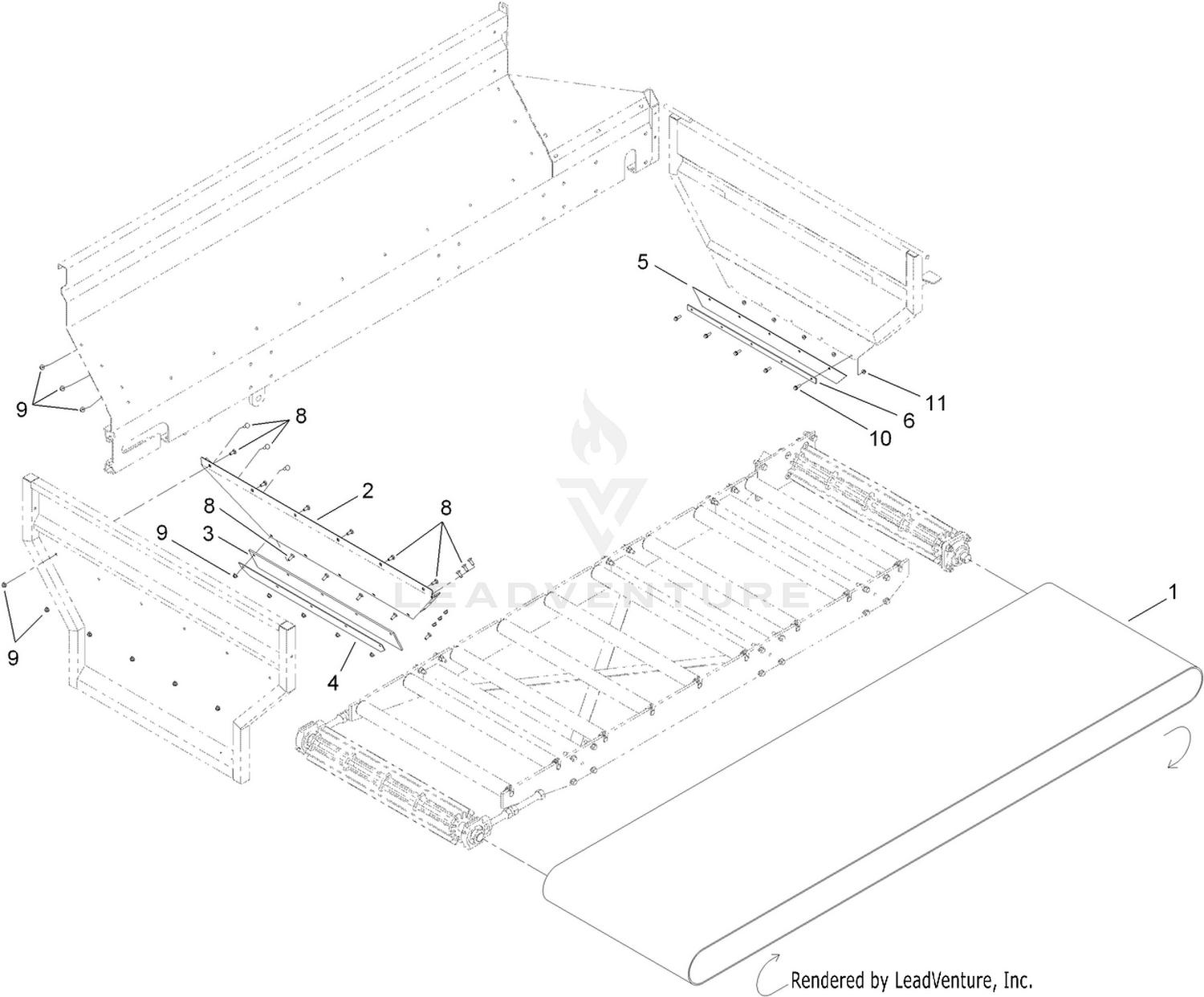 Belt and Skirting Assembly