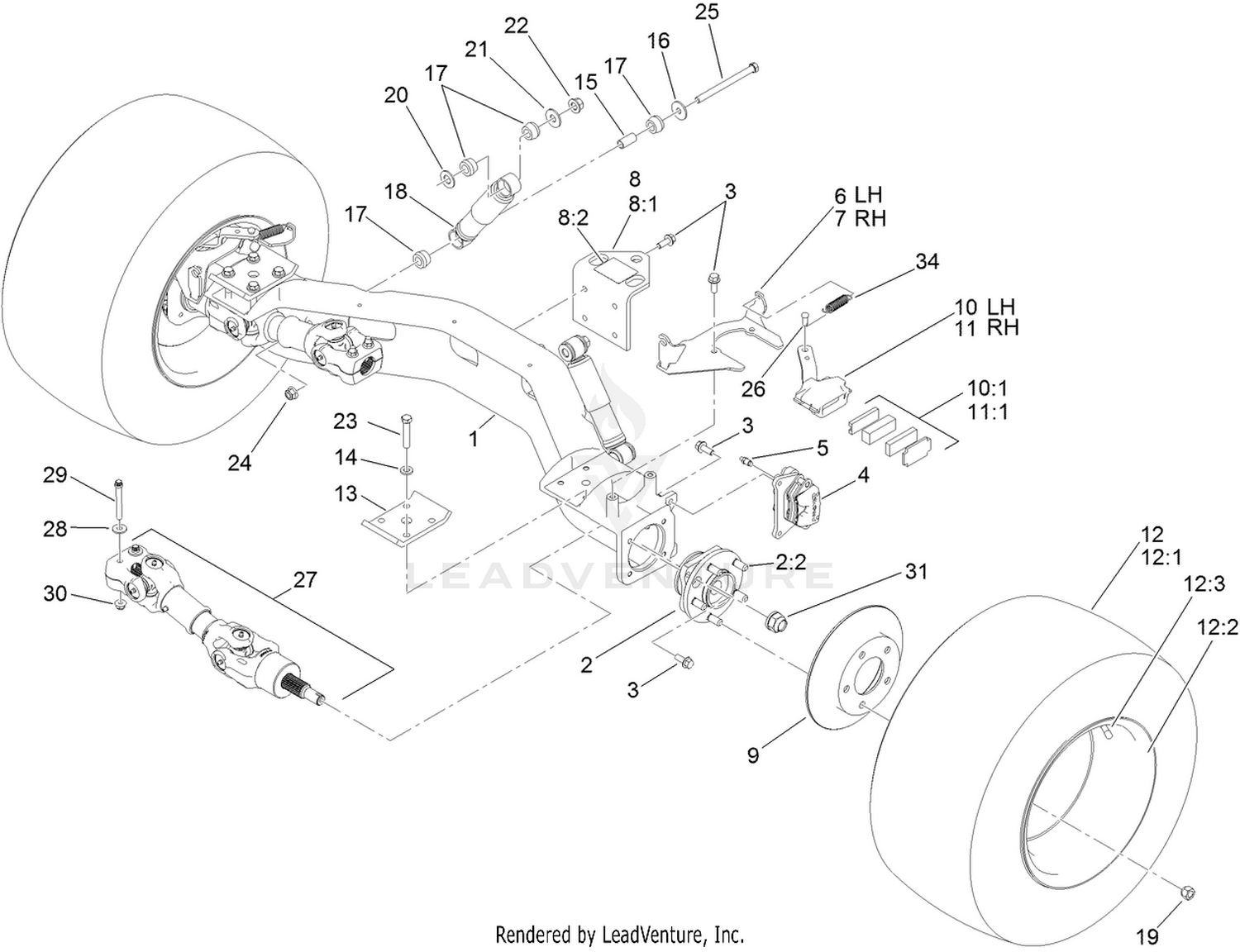 Rear Axle Assembly