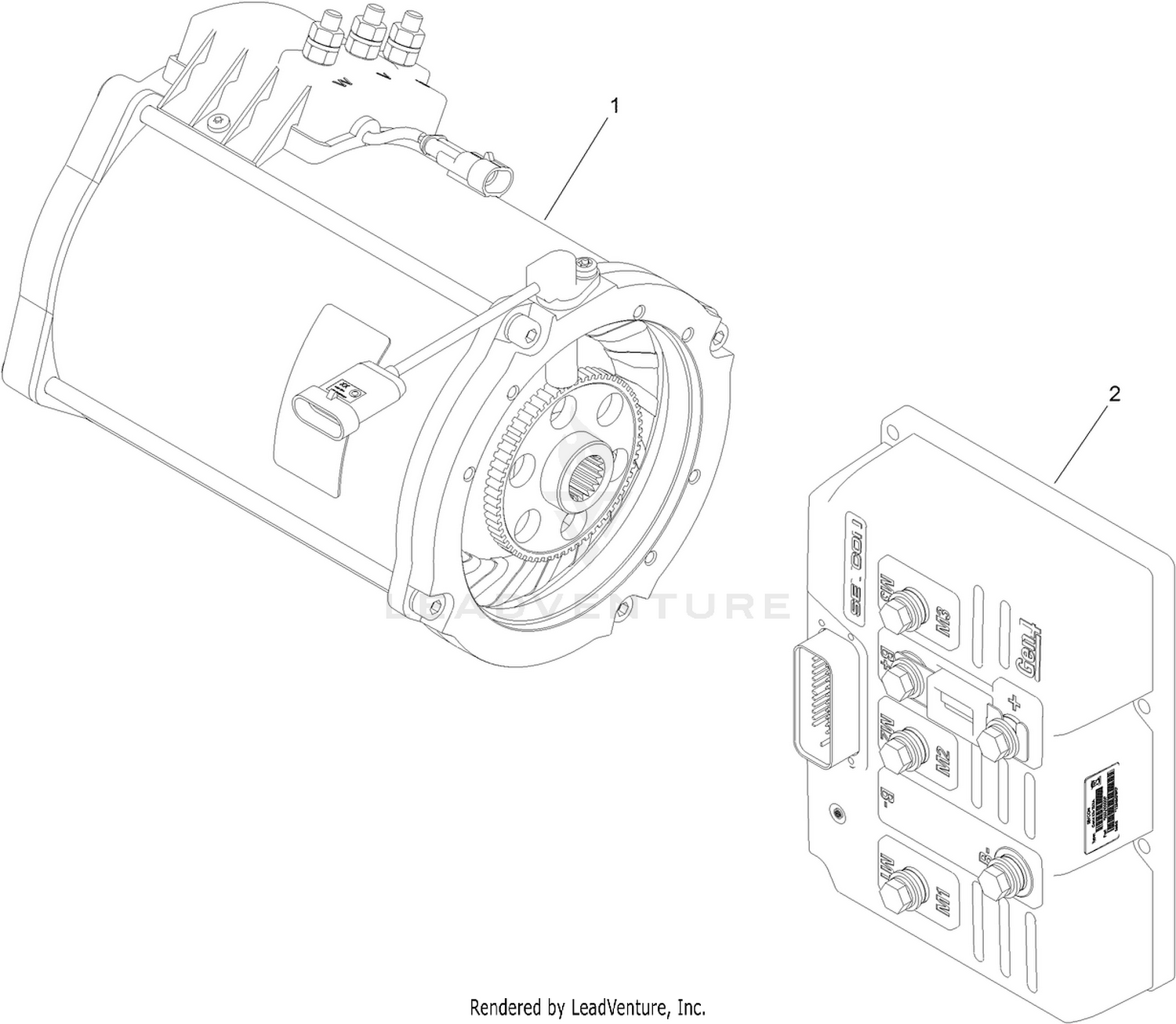 Drive Motor Update Assembly No. 139-3375