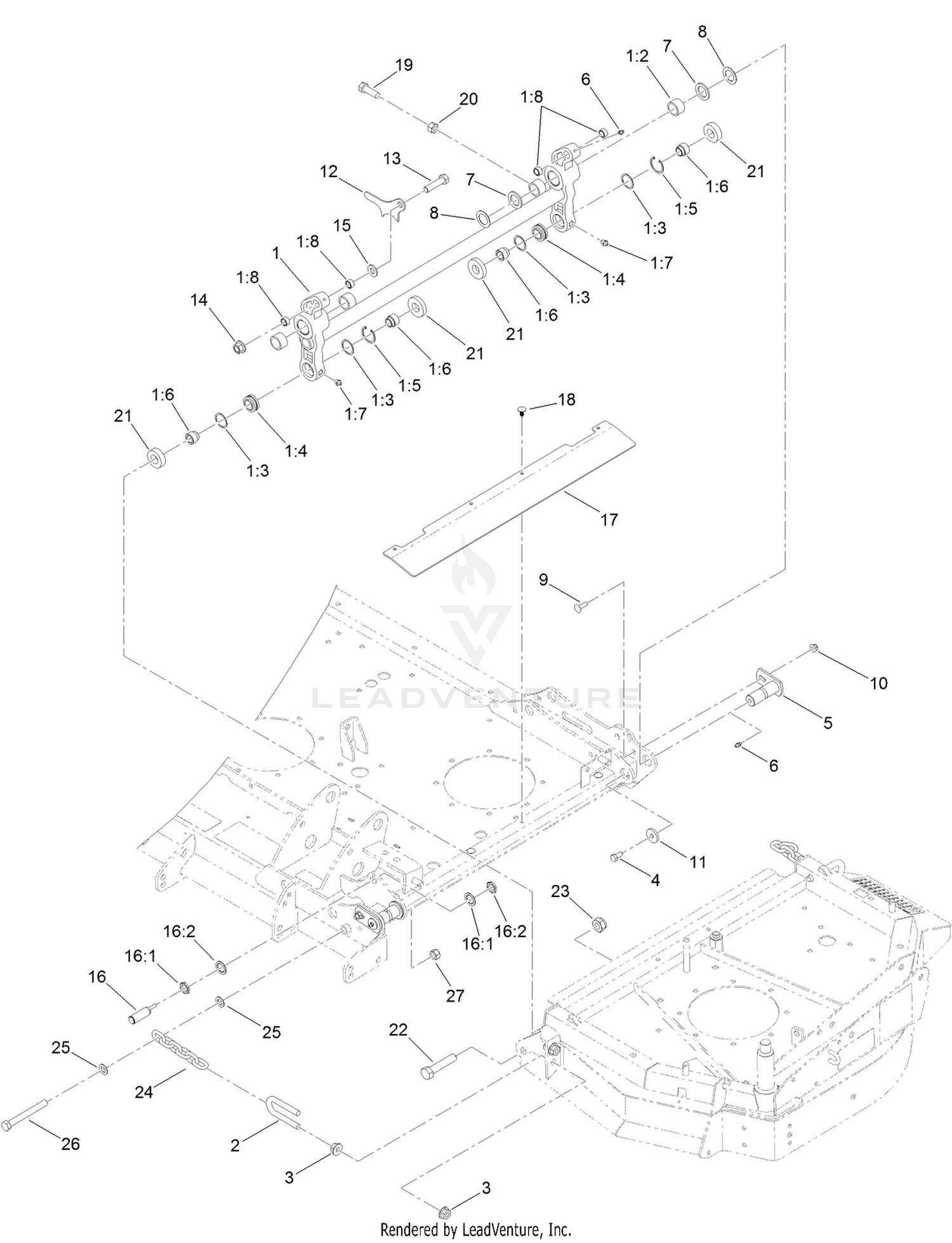 Lift Arm and Linkage Assembly