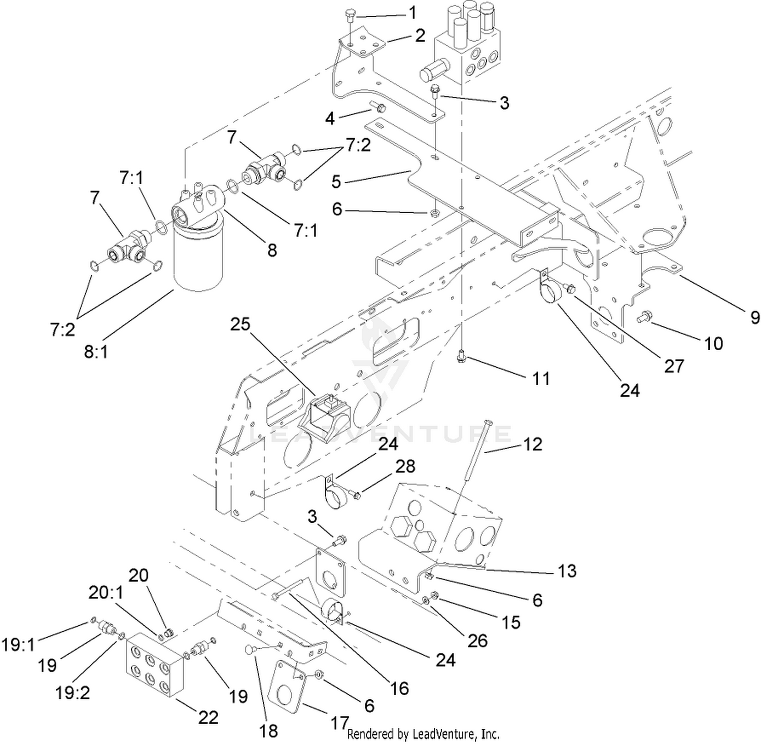 Manifold Mounting and Fitting Assembly
