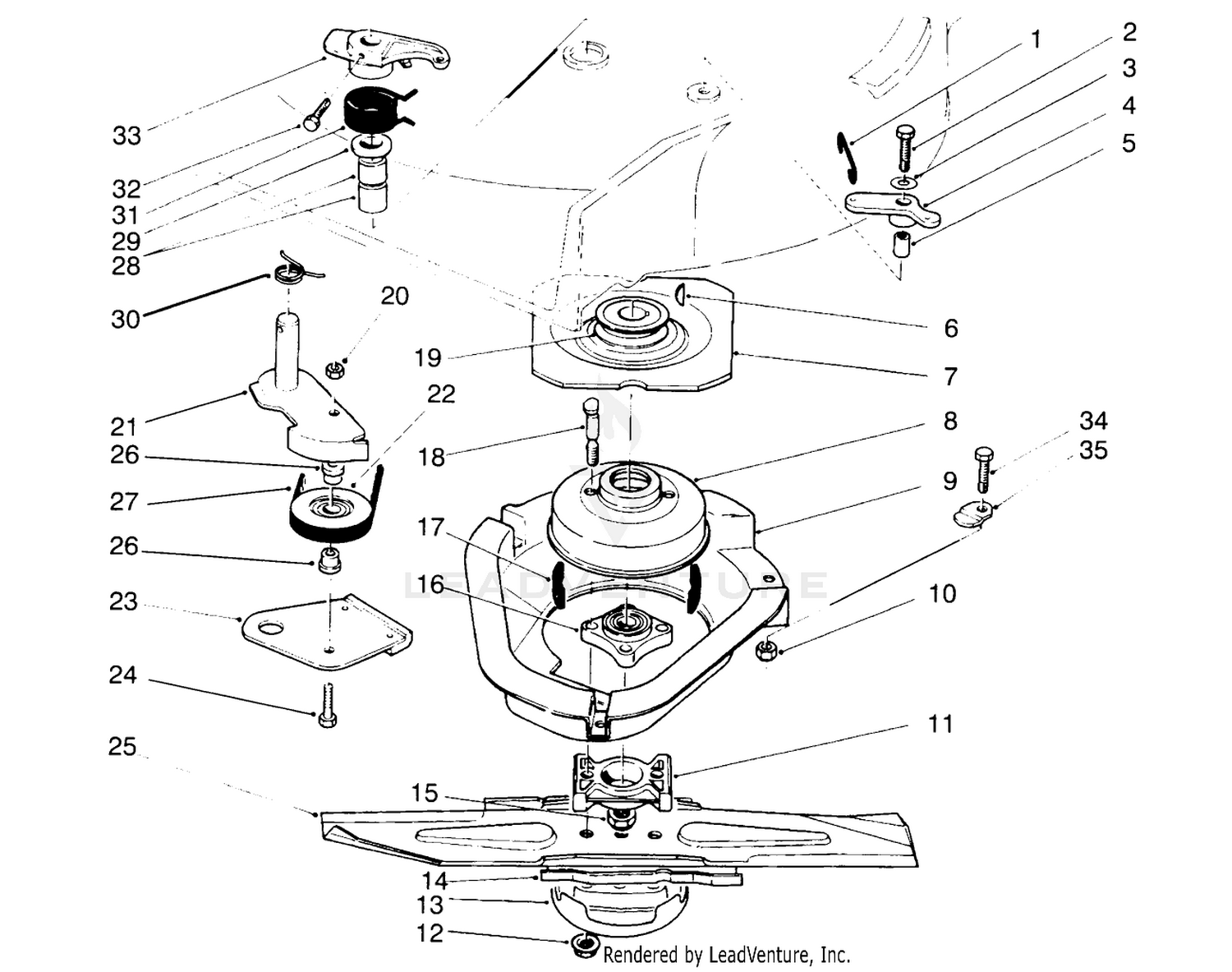 Blade Brake Clutch Assembly