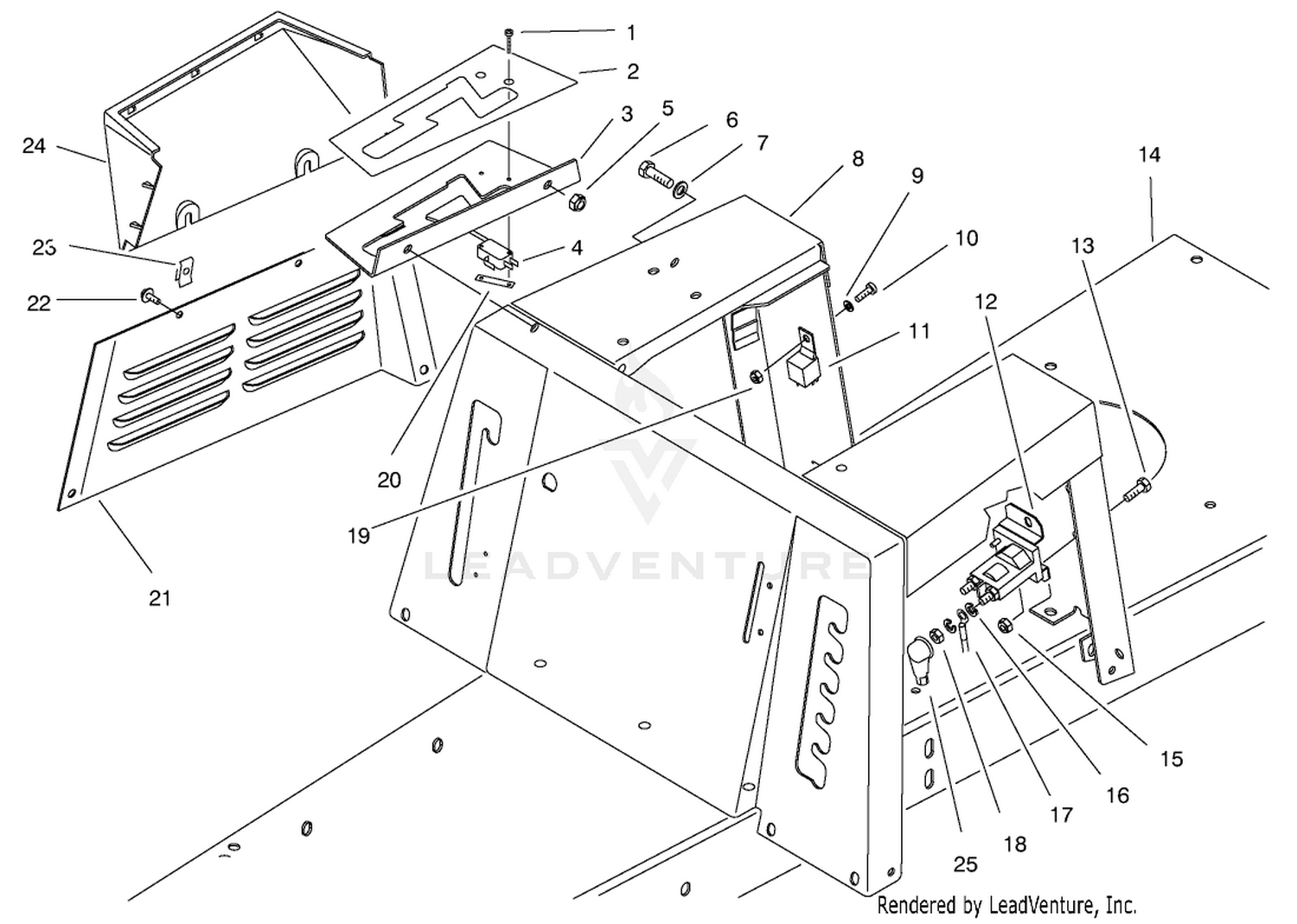 Seat Body  Side Panel Assembly