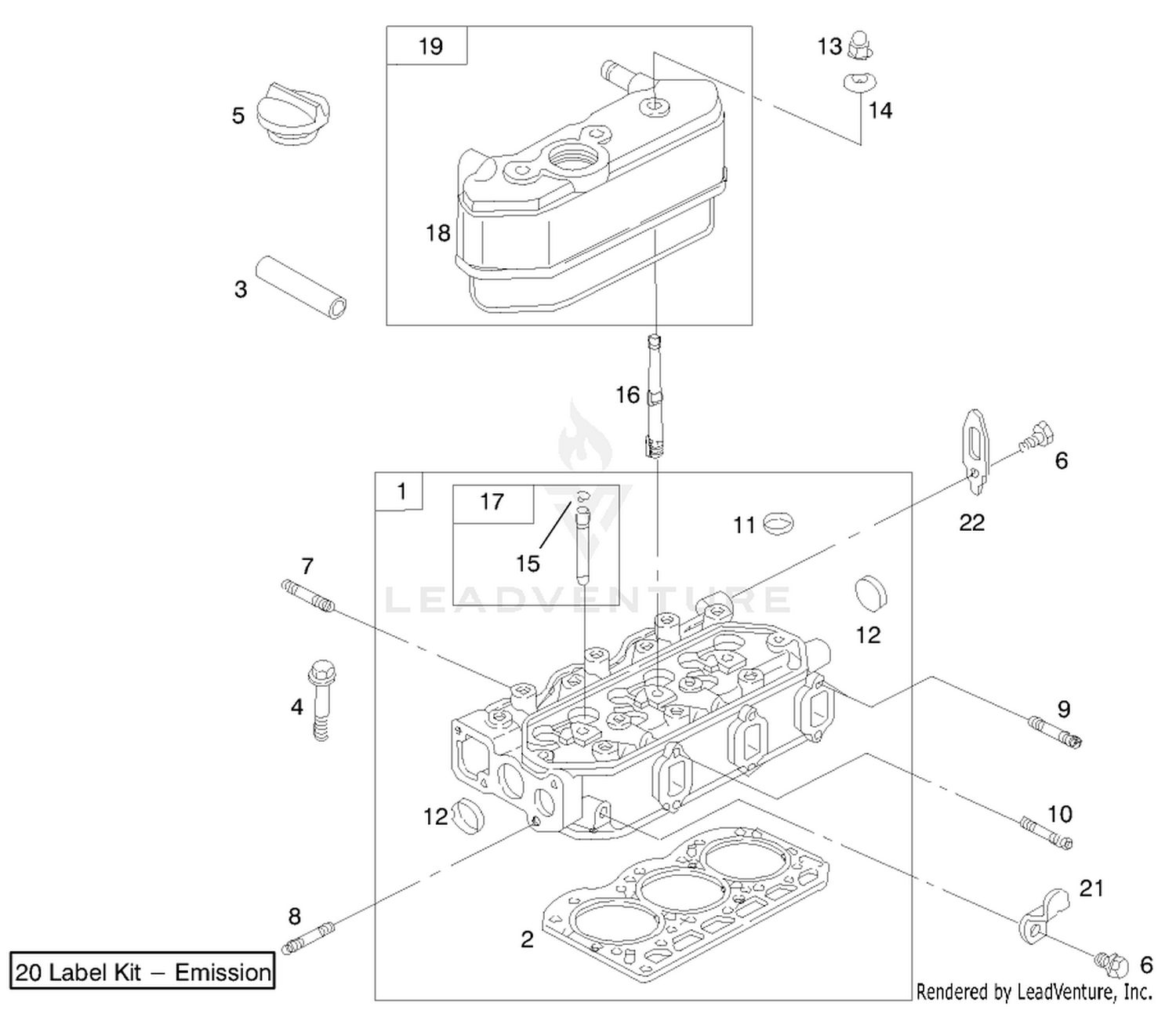 Engine Assembly (serial No. 99000001  Up)(model 73552) Engine Assembly (serial No. 99001001  Up)(model 73590) 3