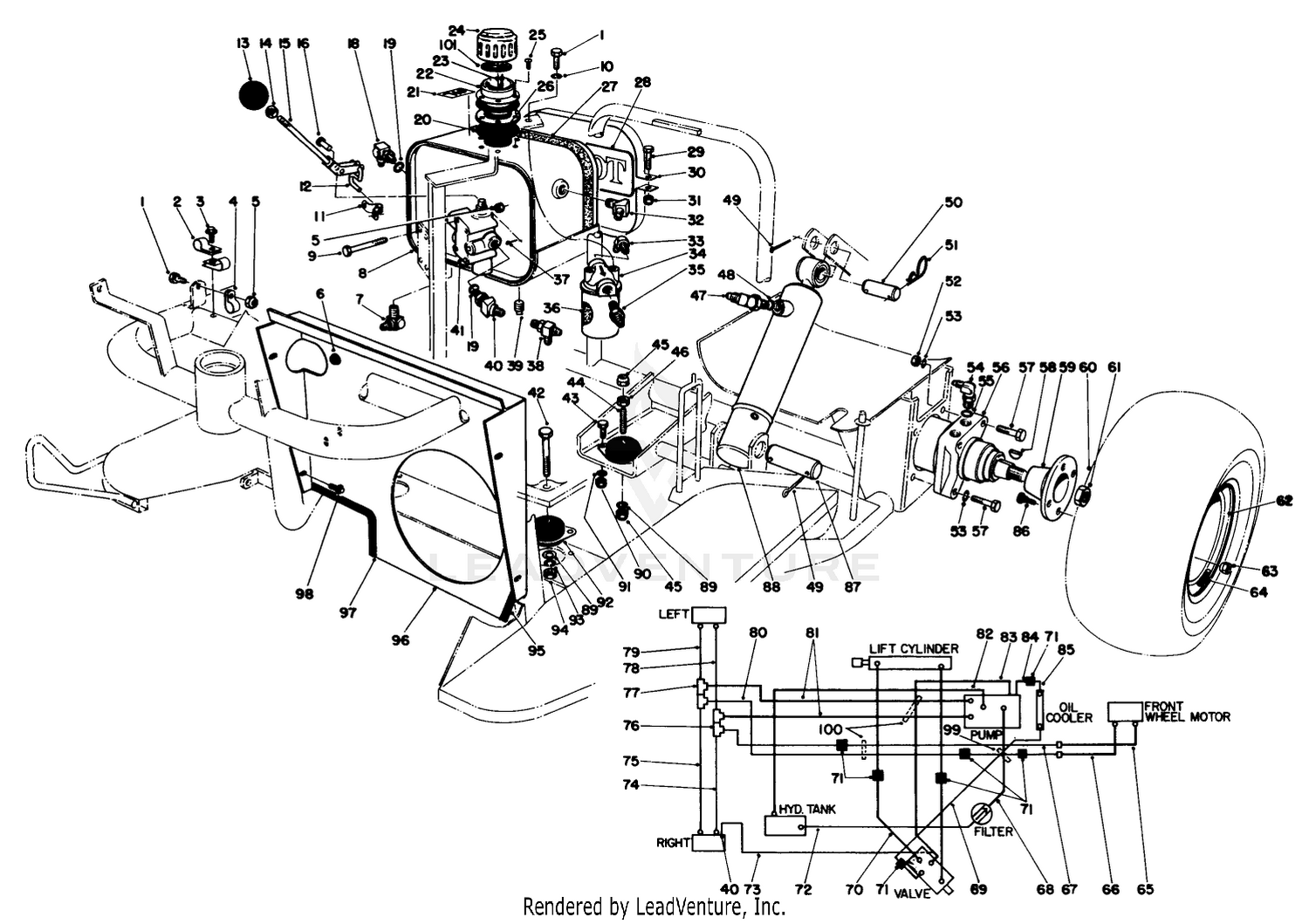 Hydraulic Tank And Systems Diagram