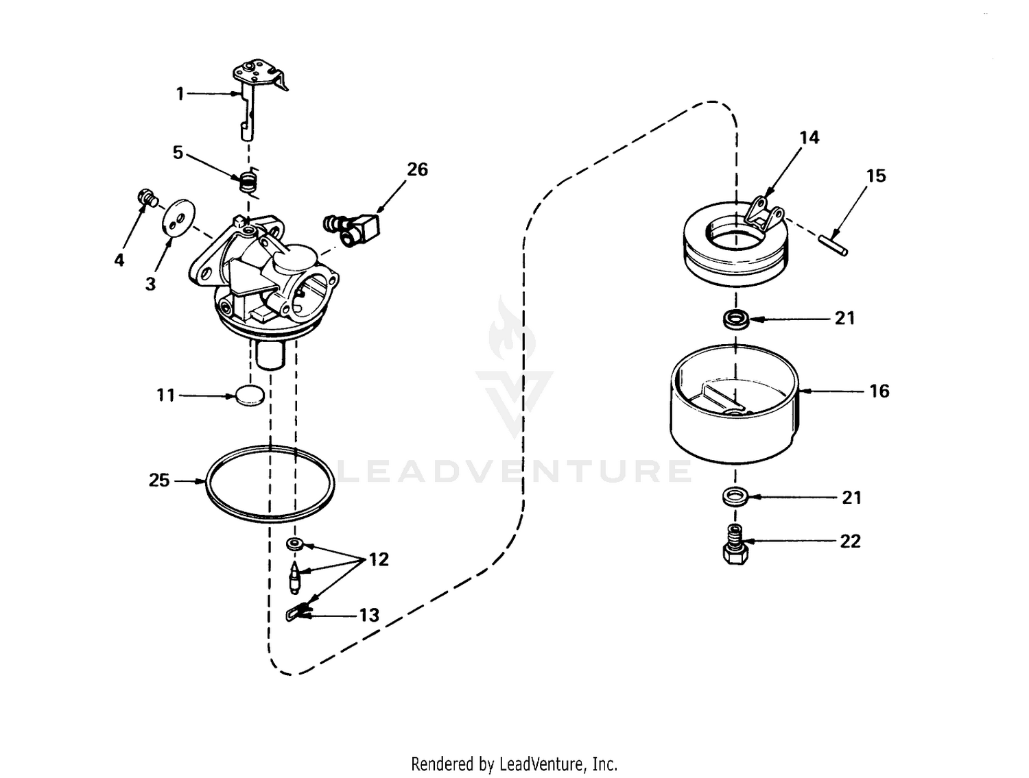Carburetor No. 631784a