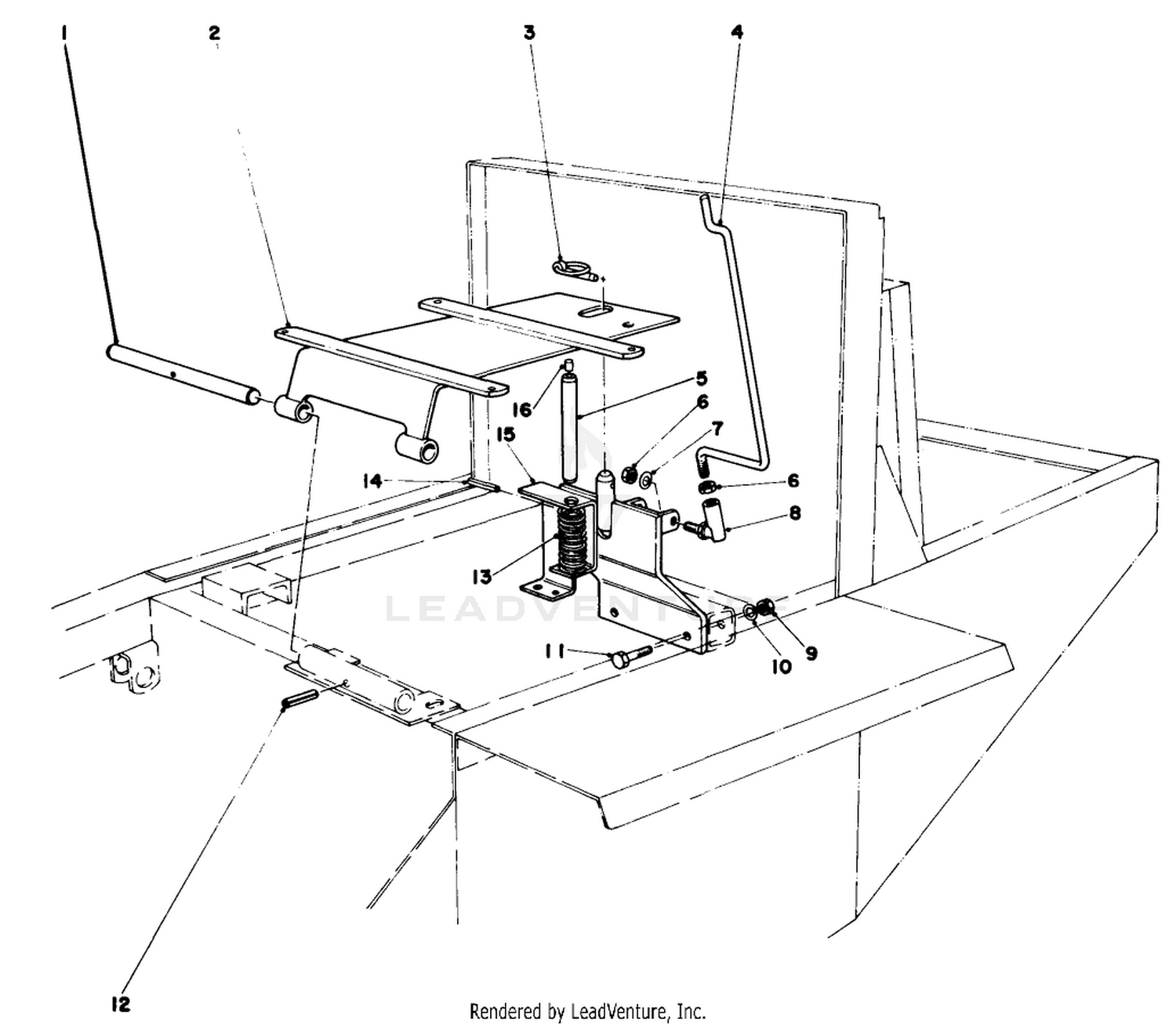 Standard Seat Kit Model No. 30770 (continued)