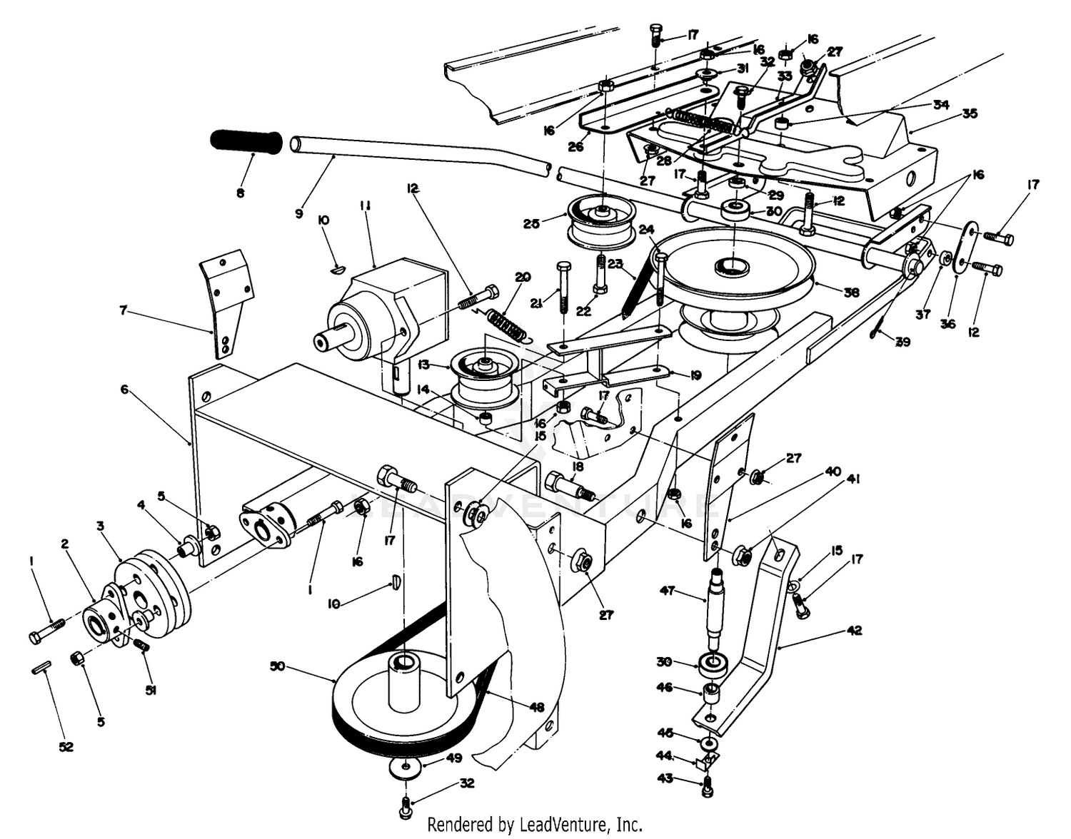 Frame  Pulley Assembly