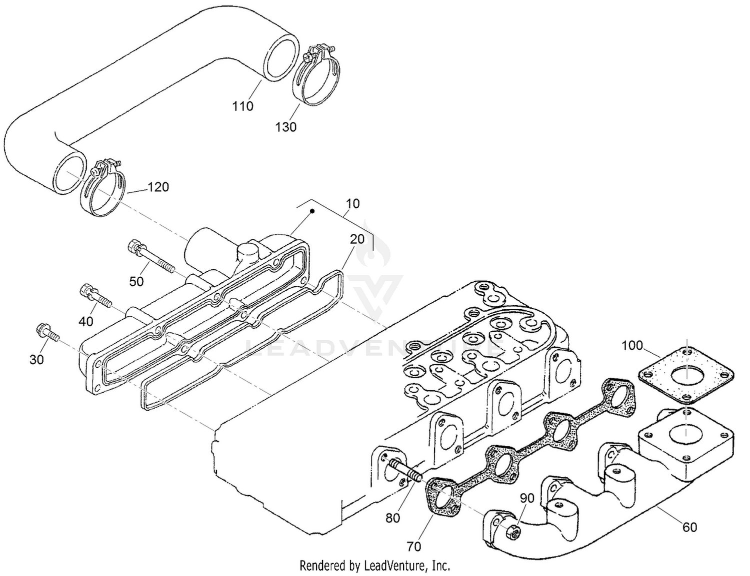 Intake and Exhaust Manifold Assembly