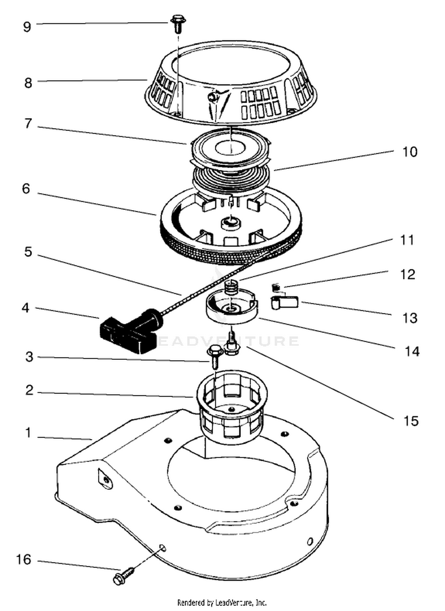Recoil Assembly (model No. 47pt7-7)
