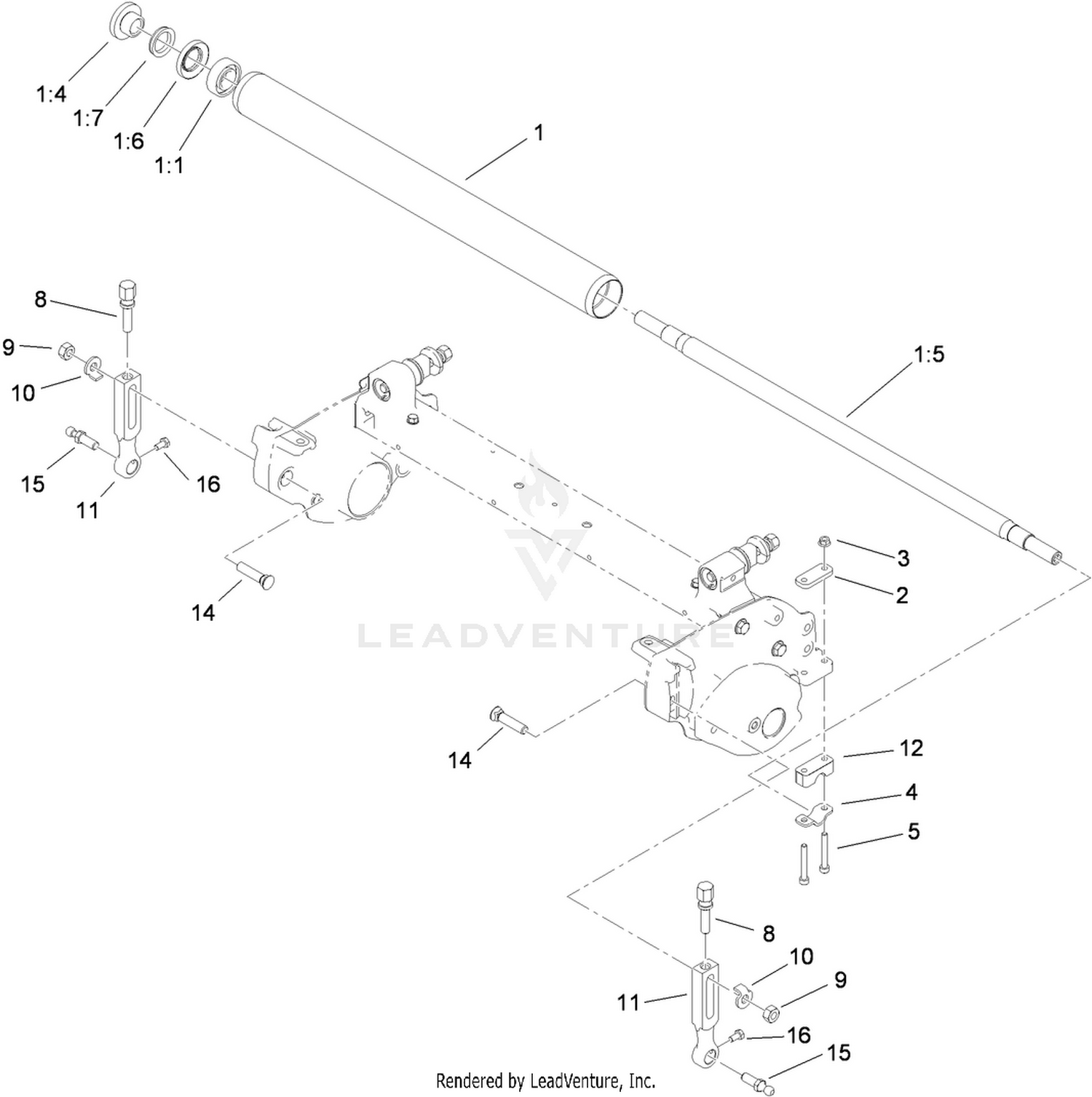 Rear Roller Assembly