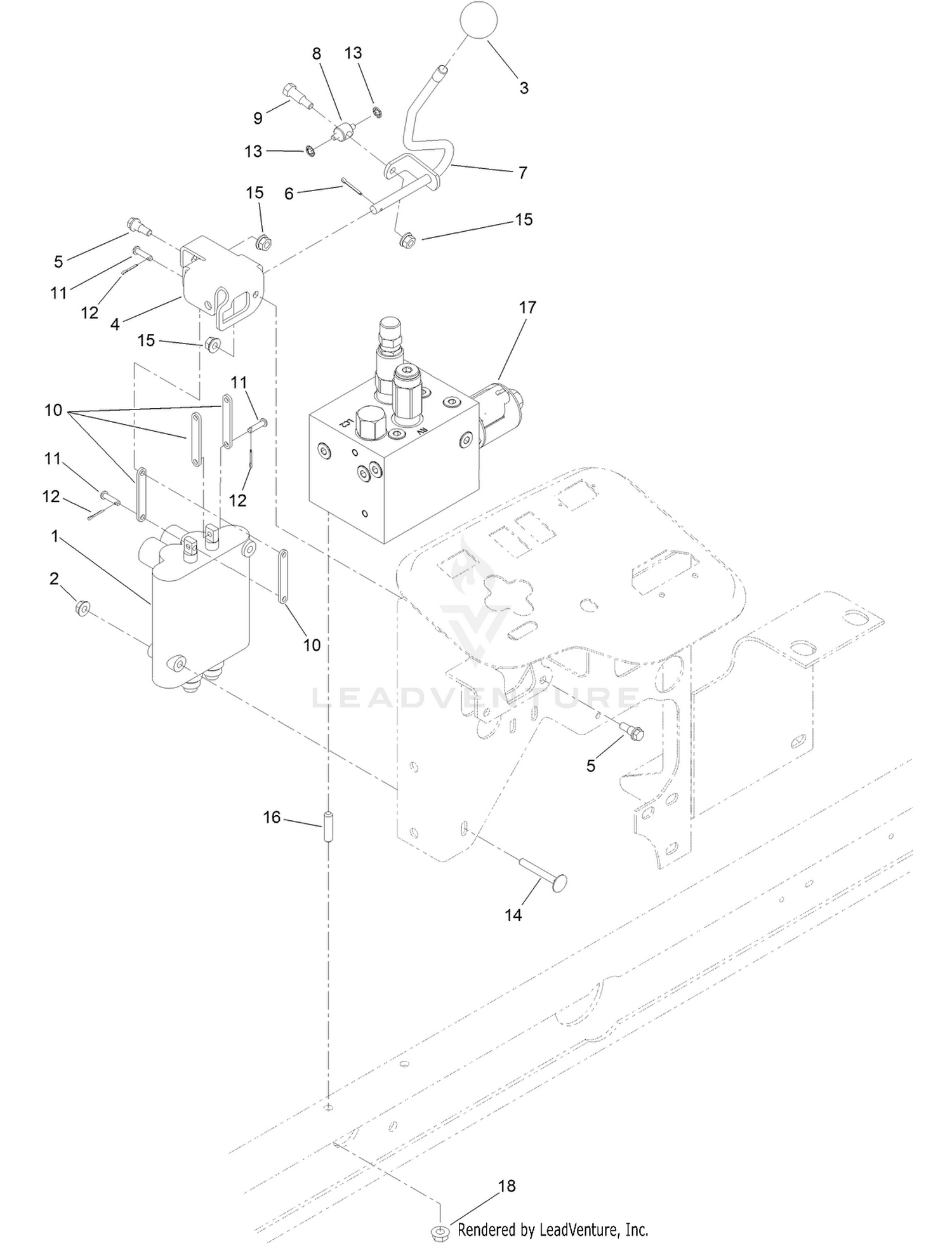 2-Spool Control Valve Assembly