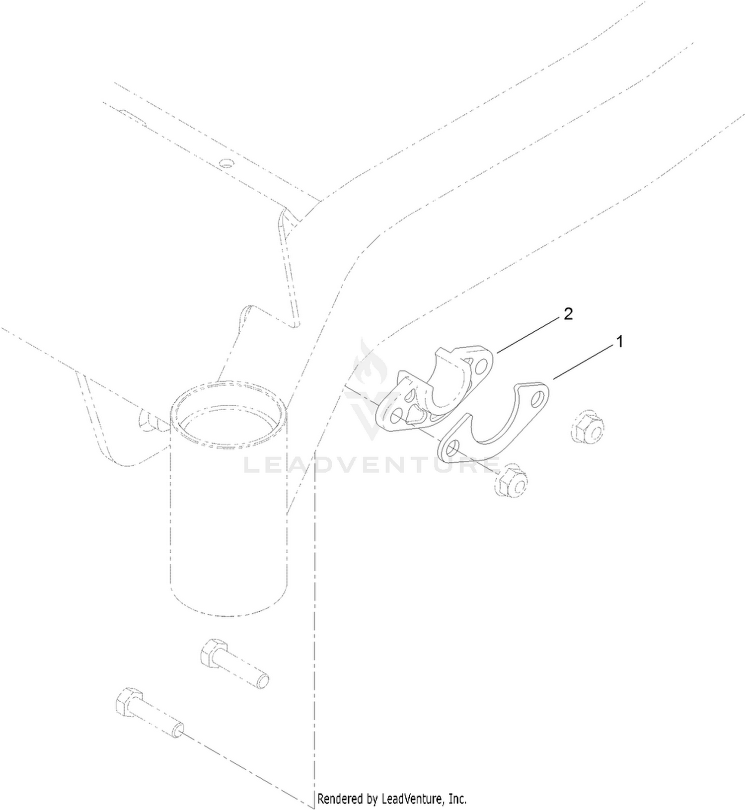 Deck Hanger Kit Assembly No. 121-5747