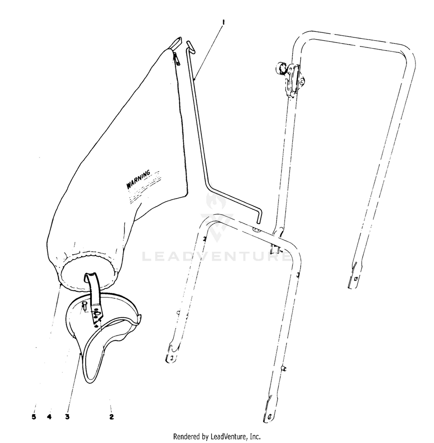 Grass Bagging Kit (optional) No. 16599