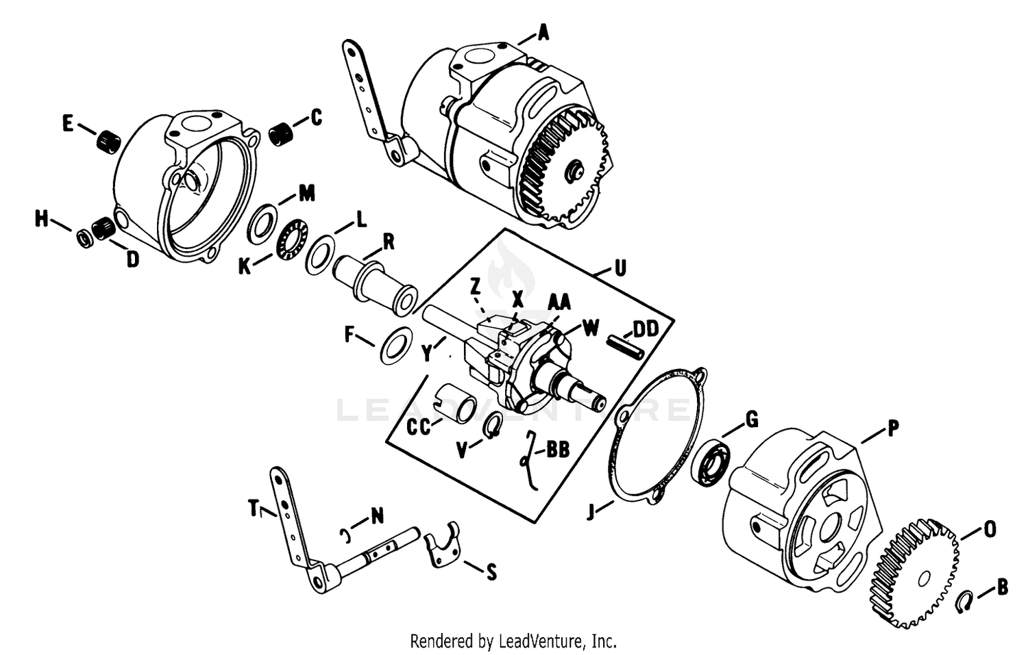 Governor Assembly Engine Model No. K582qs Type No. Ps-36315 (continued)