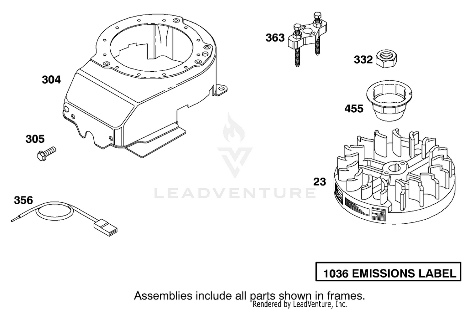 Engine Briggs  Stratton Model 12h802-1776-B1 7