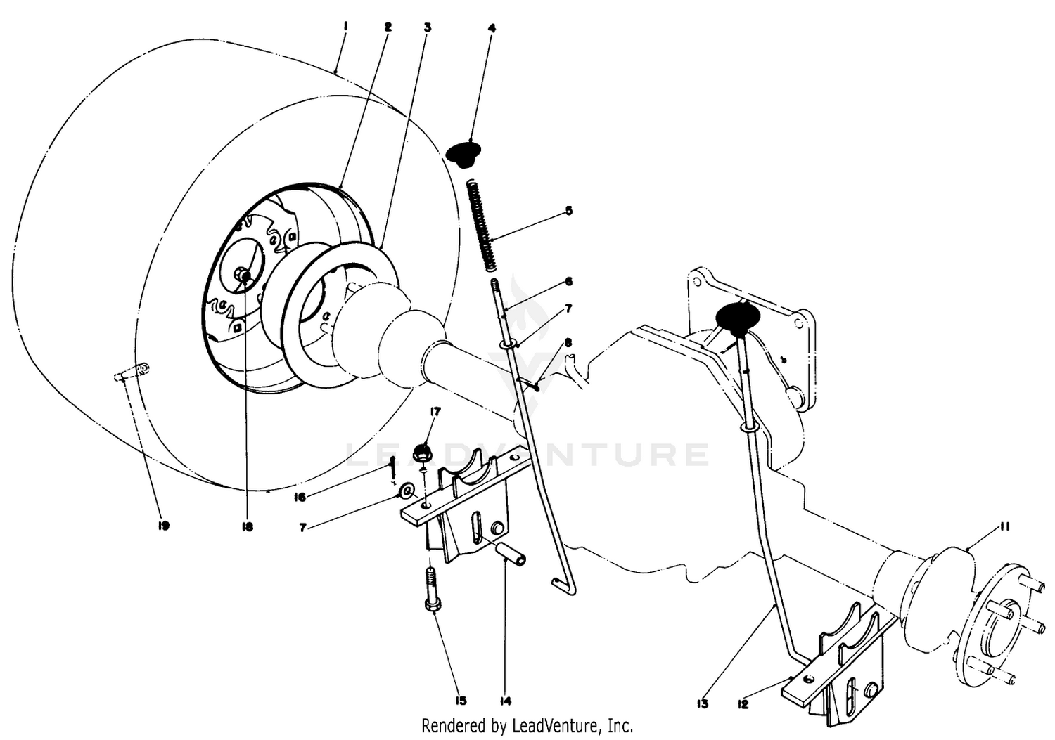 Hitch Lock  Tire Assembly