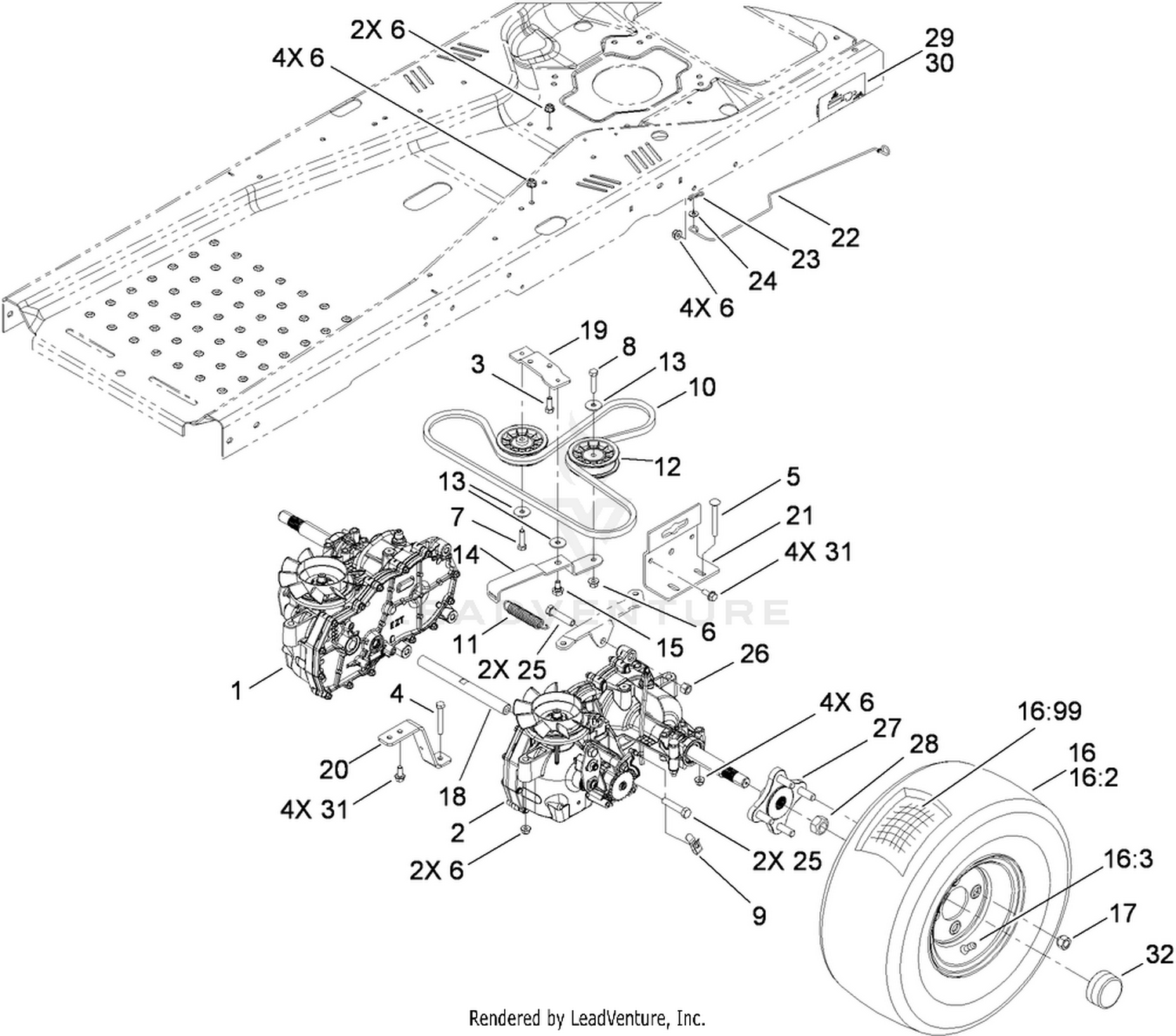 Hydro Drive Assembly