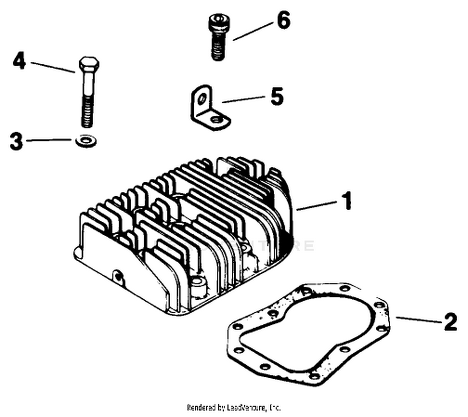 Cylinder Head-Engine Model No. M16 Spec. No. 711526