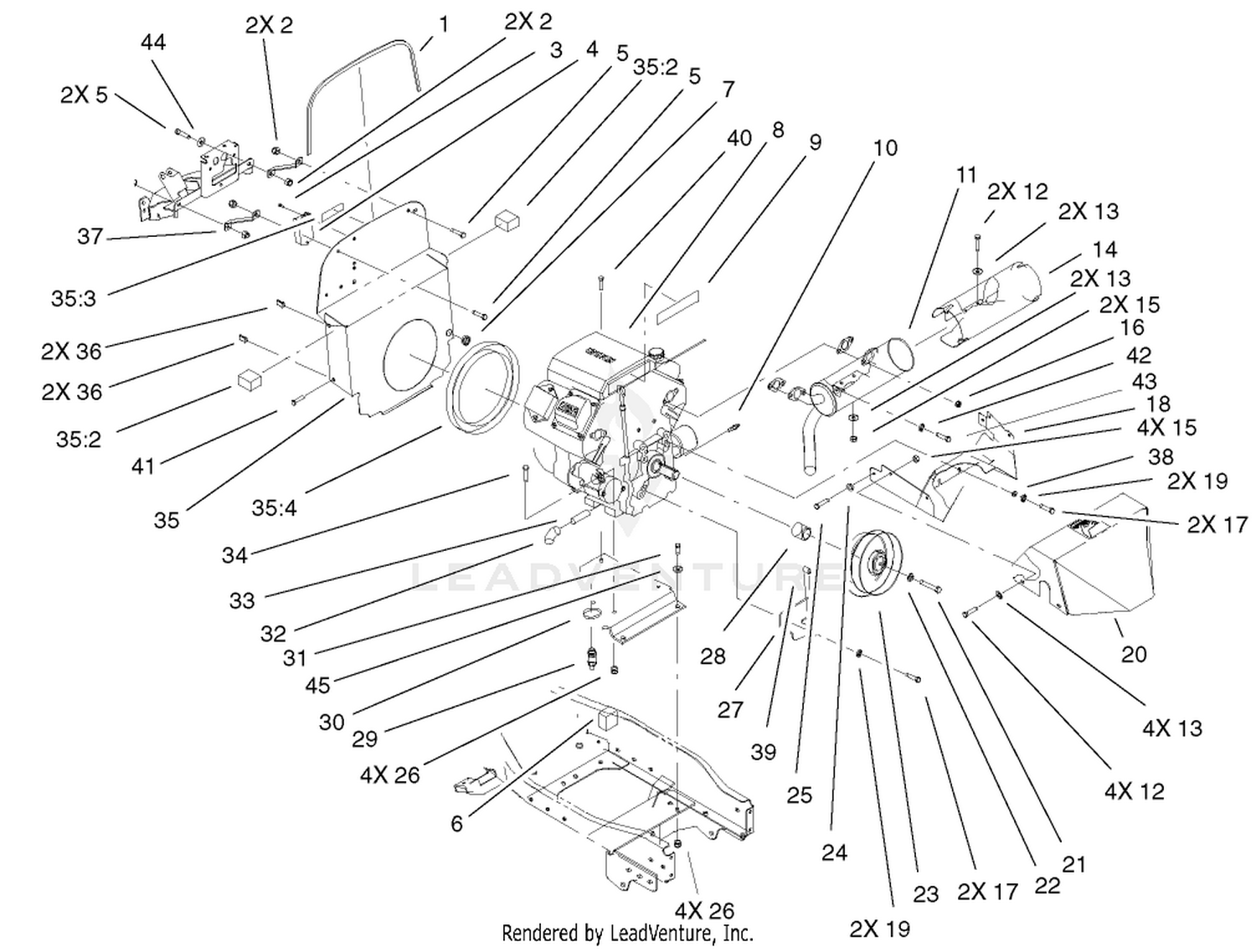 Air Cooled Engine Assembly