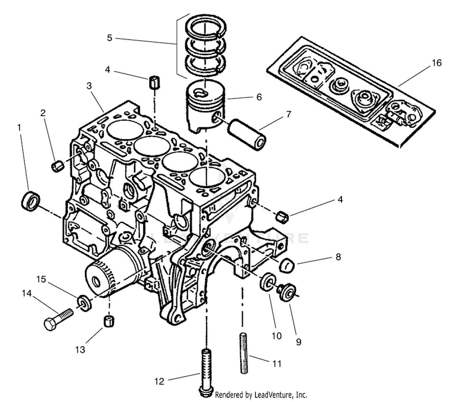 Cylinder Block Assembly