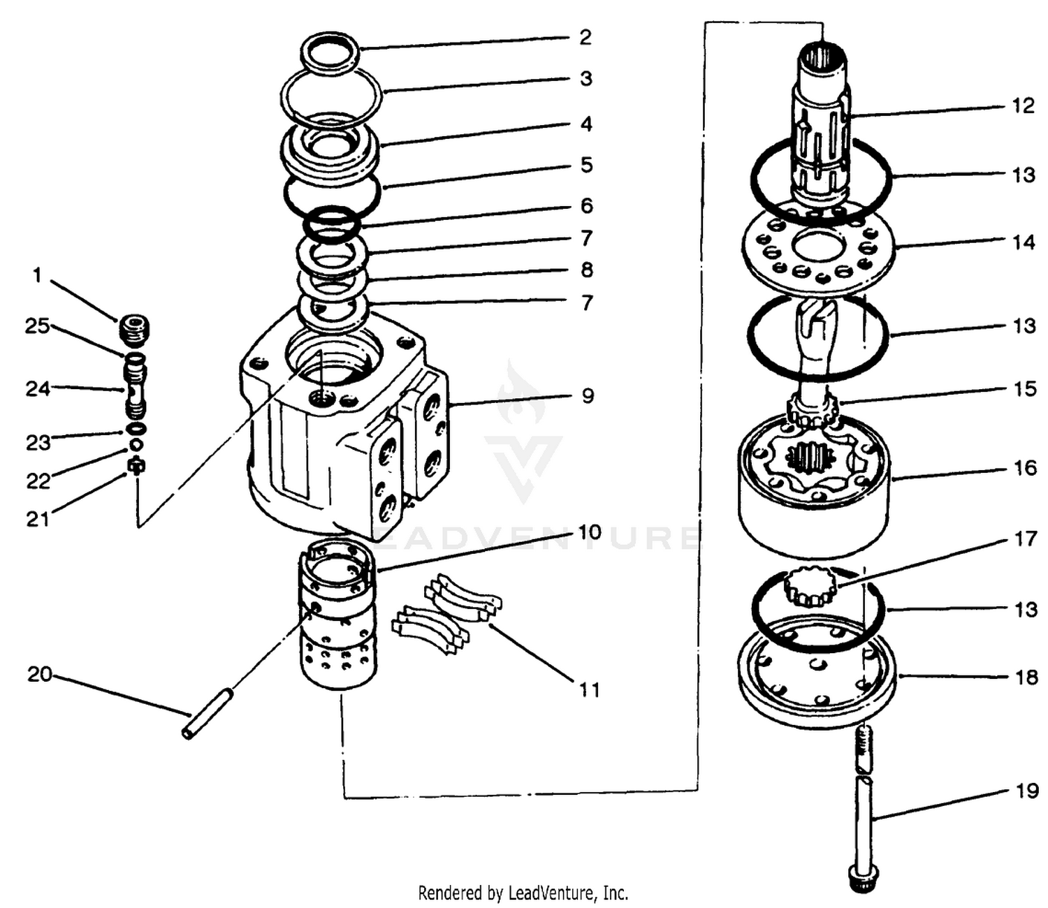 Power Steering Valve No. 74-3660