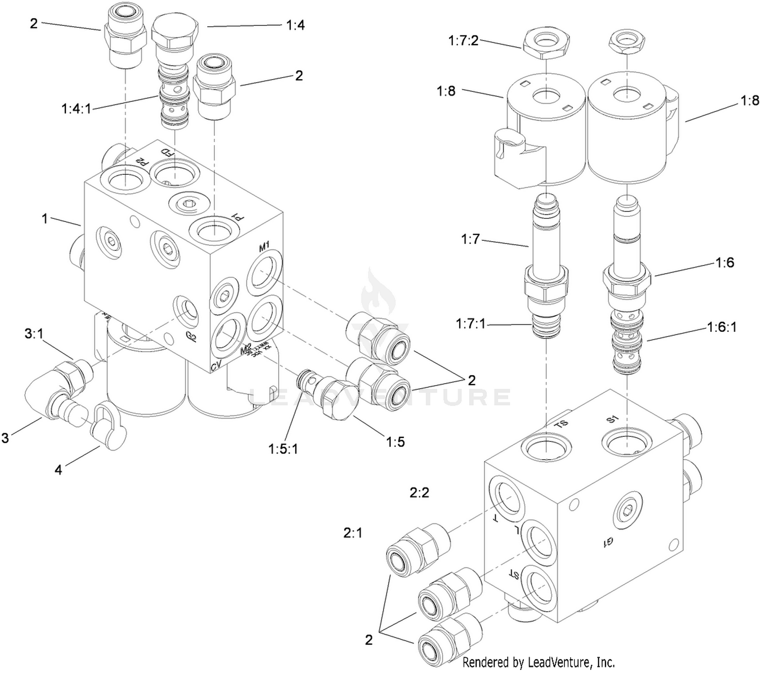 Fan Drive Manifold Assembly No. 119-3943