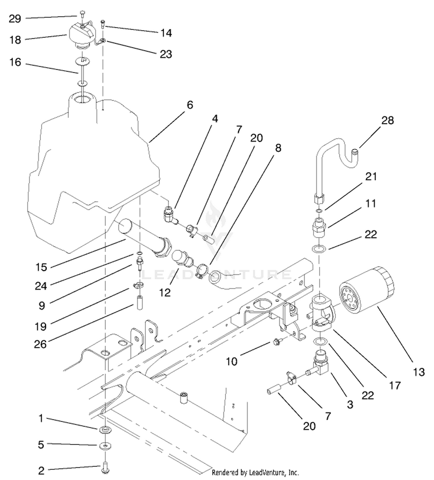 Hydraulic Tank Assembly